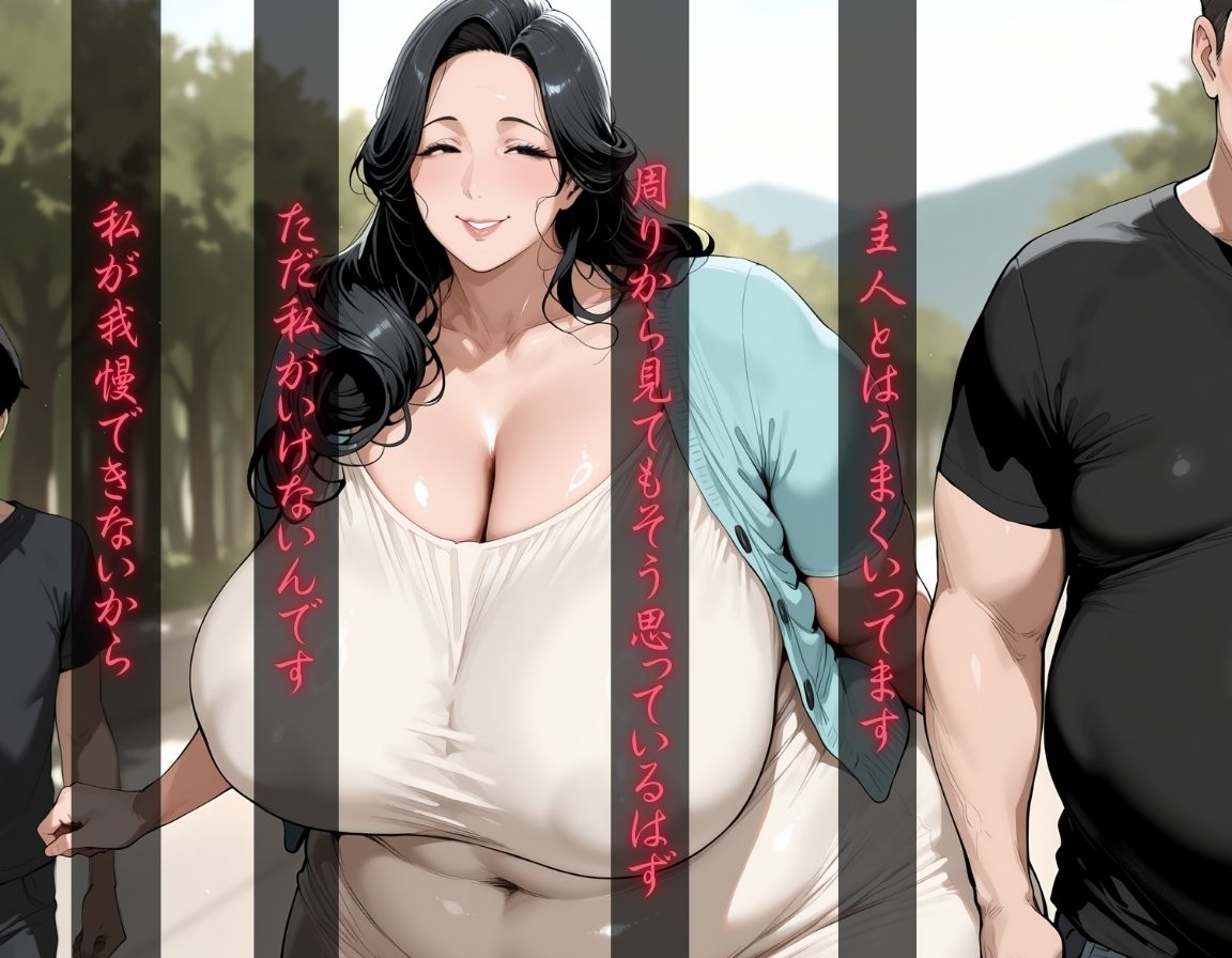 清楚な顔して裏では誰とでもヤル人妻 サンプル2ページ目