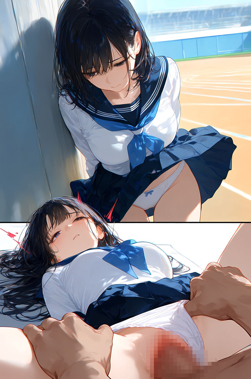 パンツ見せてくれる娘だいたいヤレる娘 サンプル2ページ目