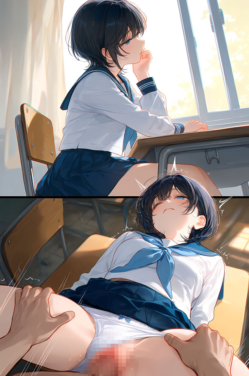 パンツ見せてくれる娘だいたいヤレる娘 サンプル3ページ目