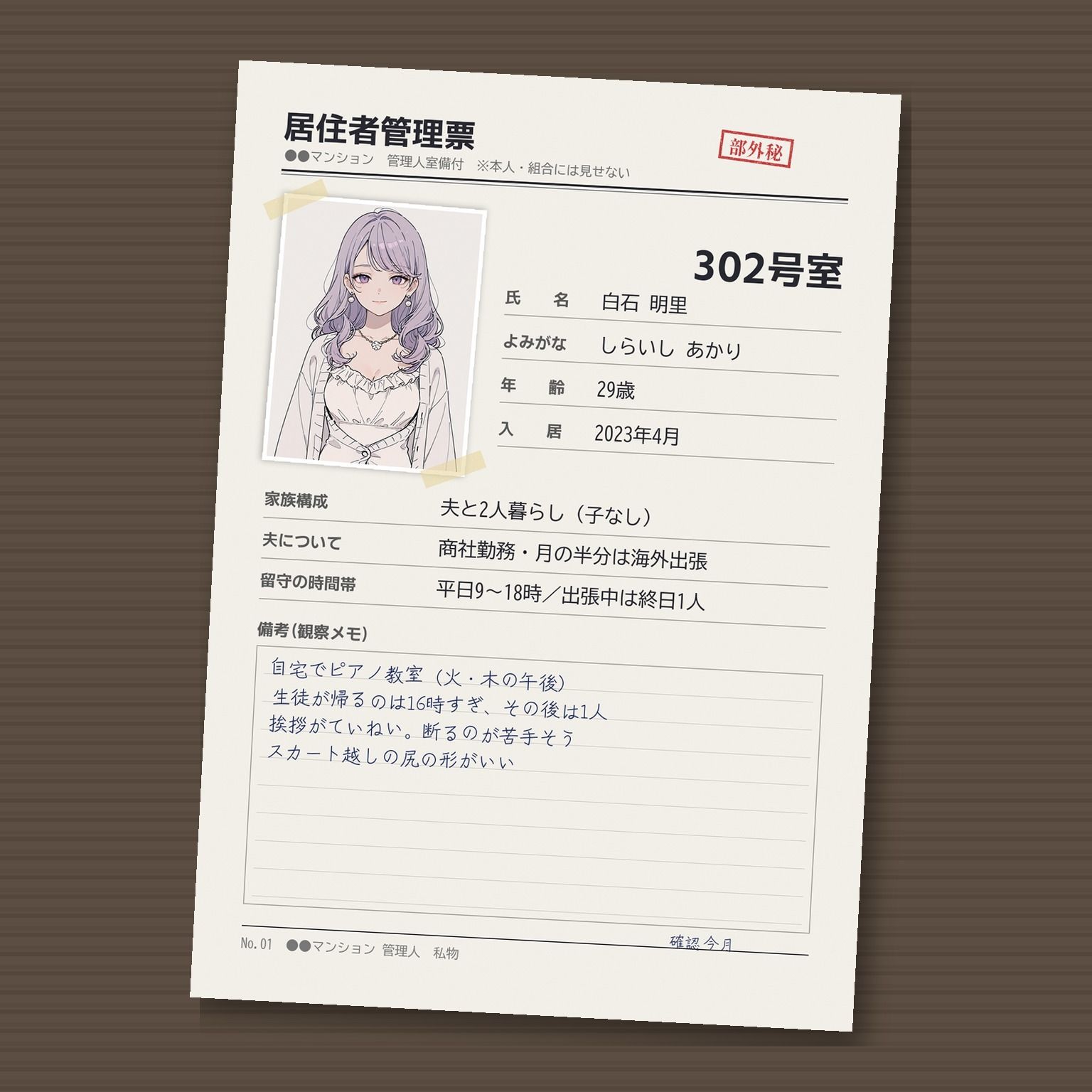 アナルマンション〜変態管理人の尻穴しつけ記録〜 サンプル2ページ目