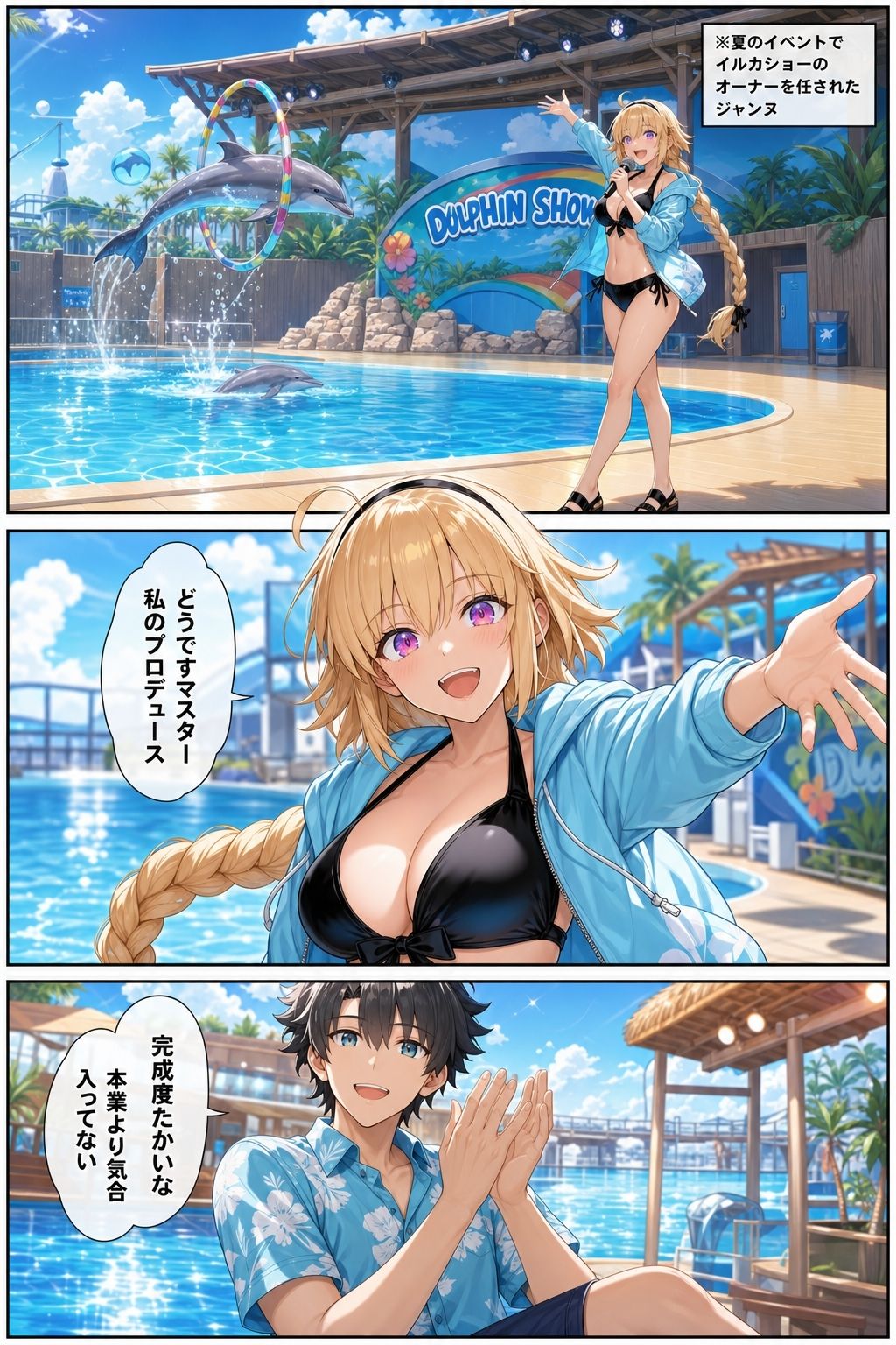 FGO・姉ビームVS母レーザー サンプル1ページ目