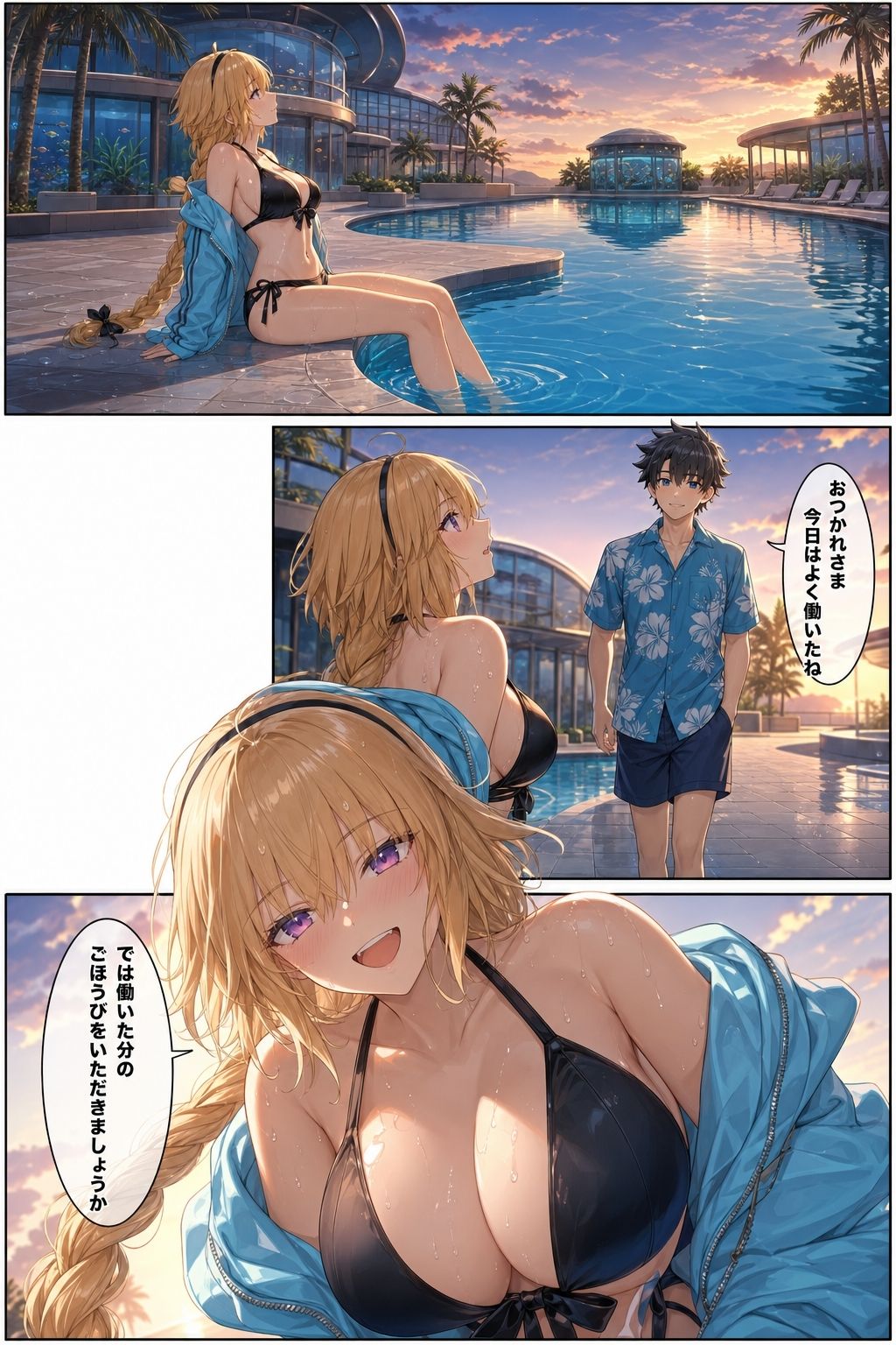 FGO・姉ビームVS母レーザー サンプル2ページ目