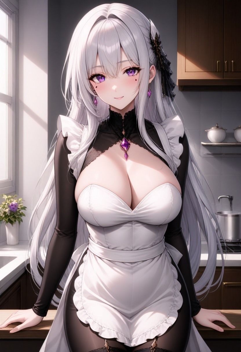 【AI生成】銀月のセレナ 300 Illustrations Collection サンプル2ページ目