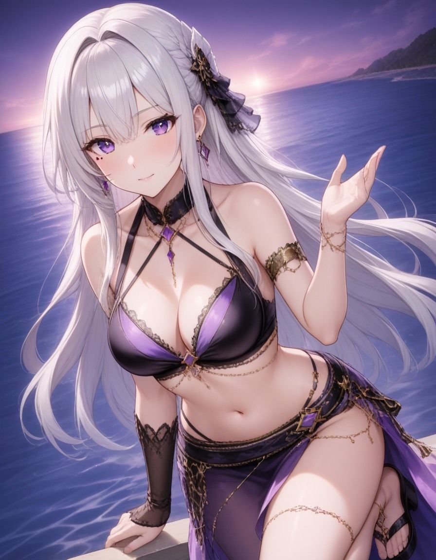【AI生成】銀月のセレナ 300 Illustrations Collection サンプル5ページ目
