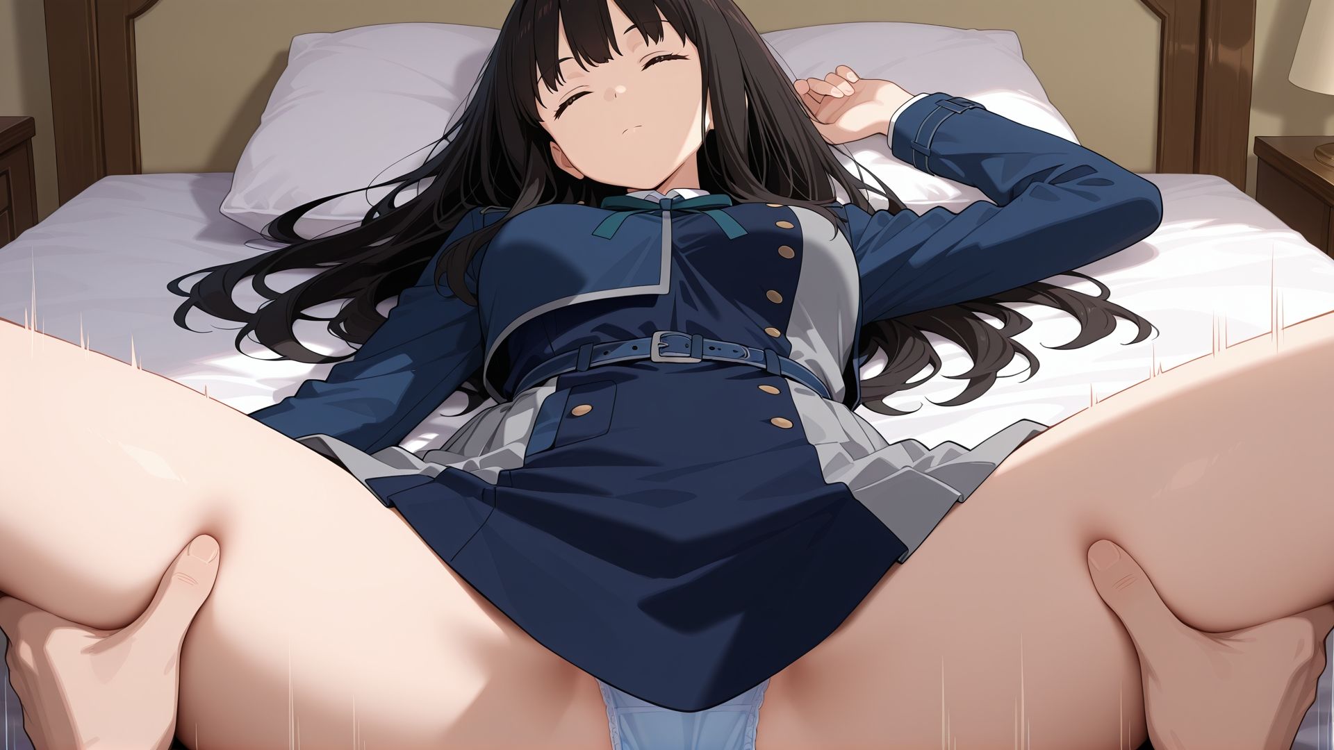 寝ている○○にぶっかけ たきな編 サンプル5ページ目