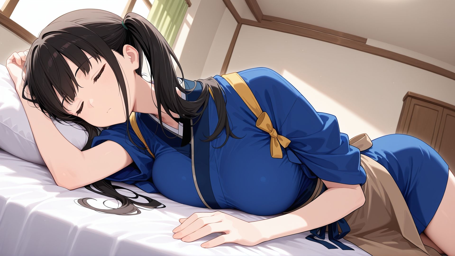 寝ている○○にぶっかけ たきな編 サンプル6ページ目