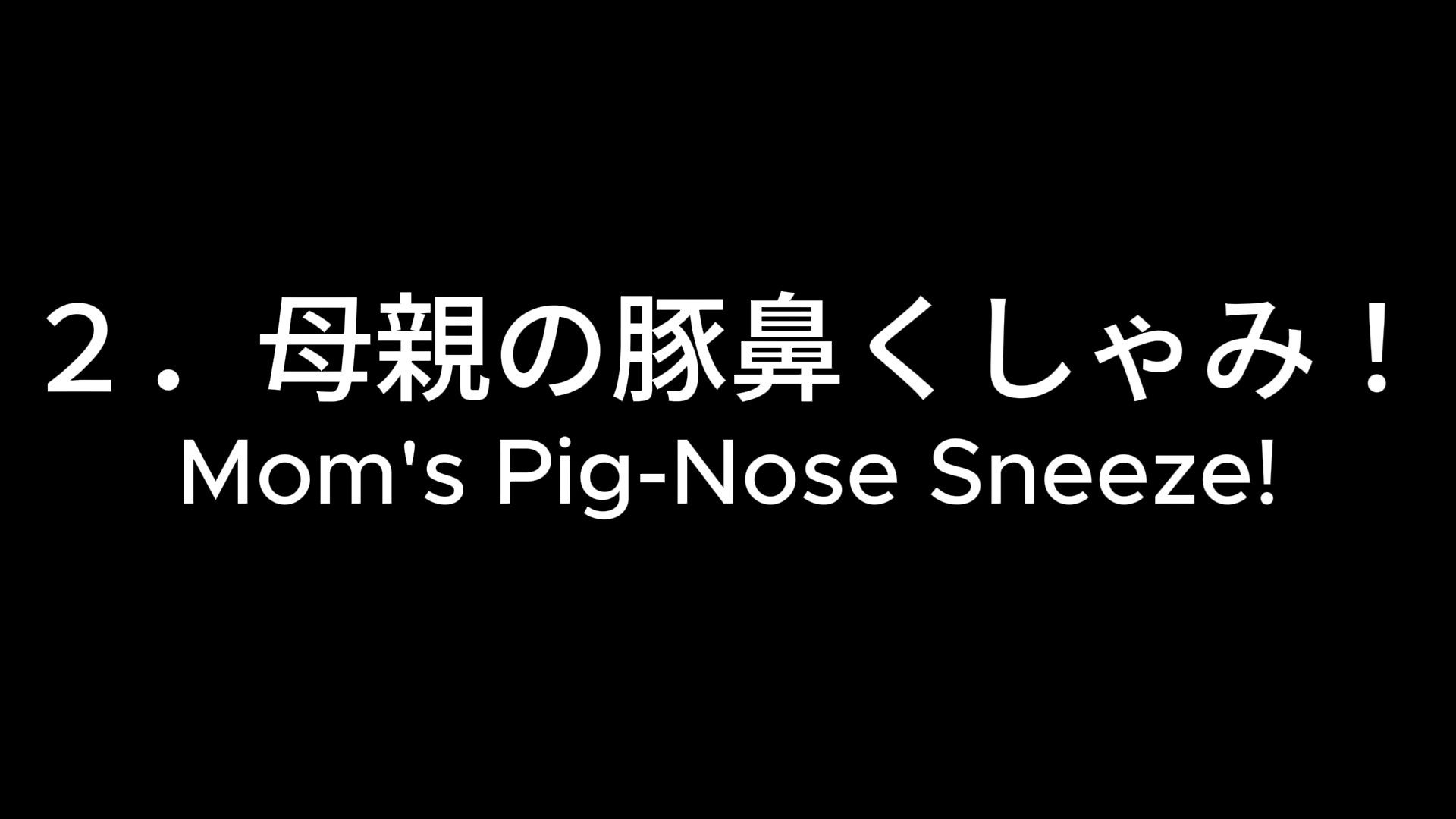 豚鼻くしゃみコレクション！（MP4アニメ） / Pig Nose Sneeze Collection！ （MP4 Anime） サンプル4ページ目