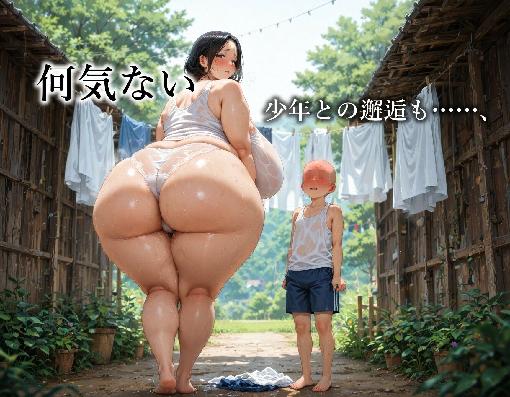 むちむちママの夏休み【208枚】 サンプル3ページ目