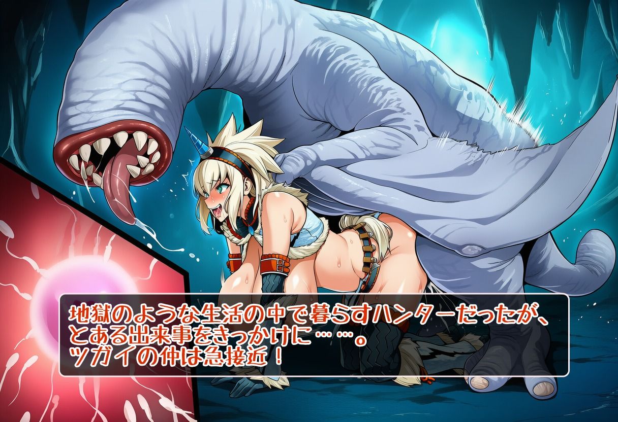 奇怪竜のツガイとなる女狩人 サンプル9ページ目