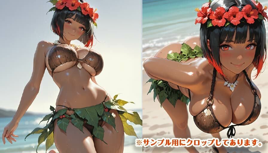 【4K】天乃のメイド ビキニフェスティバル ストライダー編 サンプル5ページ目