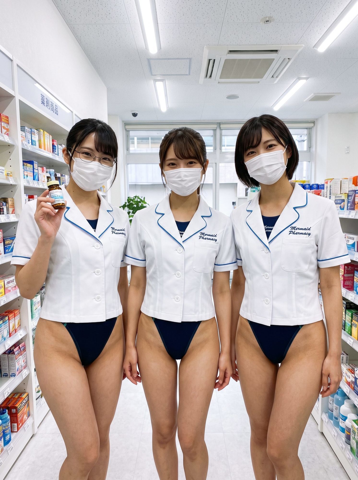 水着薬剤師の写真集 サンプル3ページ目