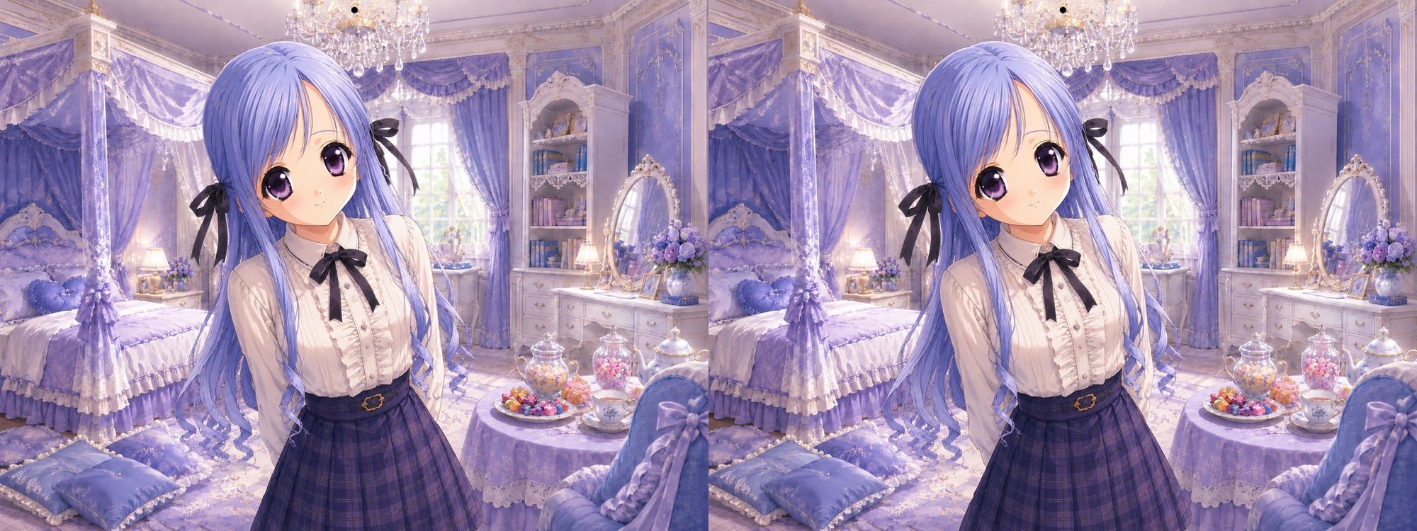 飛び出すおっぱい立体視！ Vol.2 シ○タープリ○セス風 サンプル4ページ目