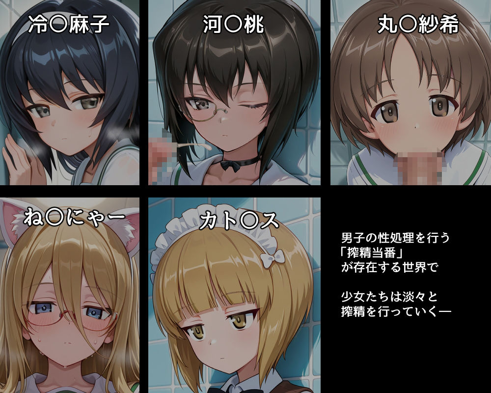ハメパン〇ァー 〜無表情で事務的搾精編〜 サンプル1ページ目