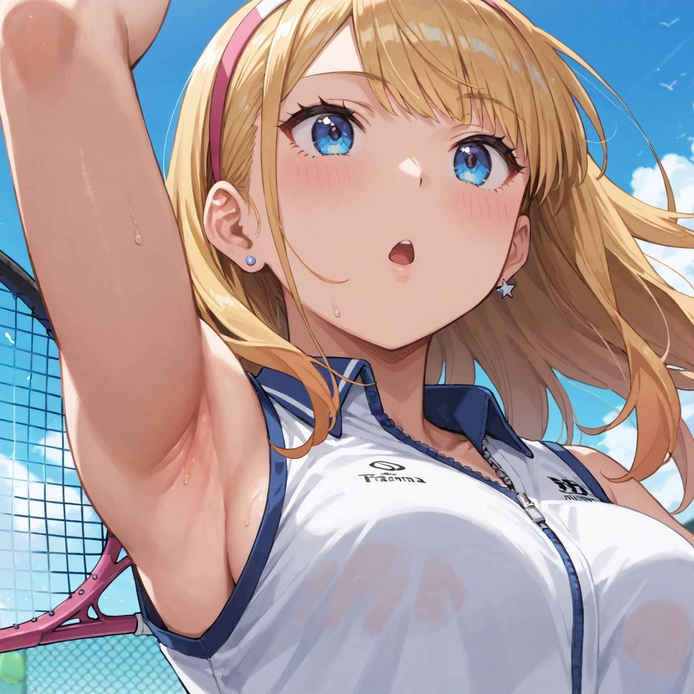 学園性活！ユニフォームに滲む汗 テニス部の本気がエロい7【汗かく美少女の厳選CG353枚収録】PC向け サンプル7ページ目