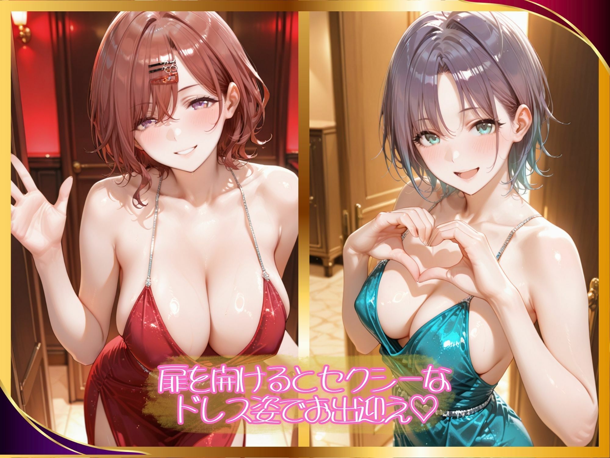 【高級風俗嬢】濃厚ご奉仕 〜アイドル●スターシャ●ニーカラーズ 樋口 ●香＆浅● 透〜 サンプル1ページ目