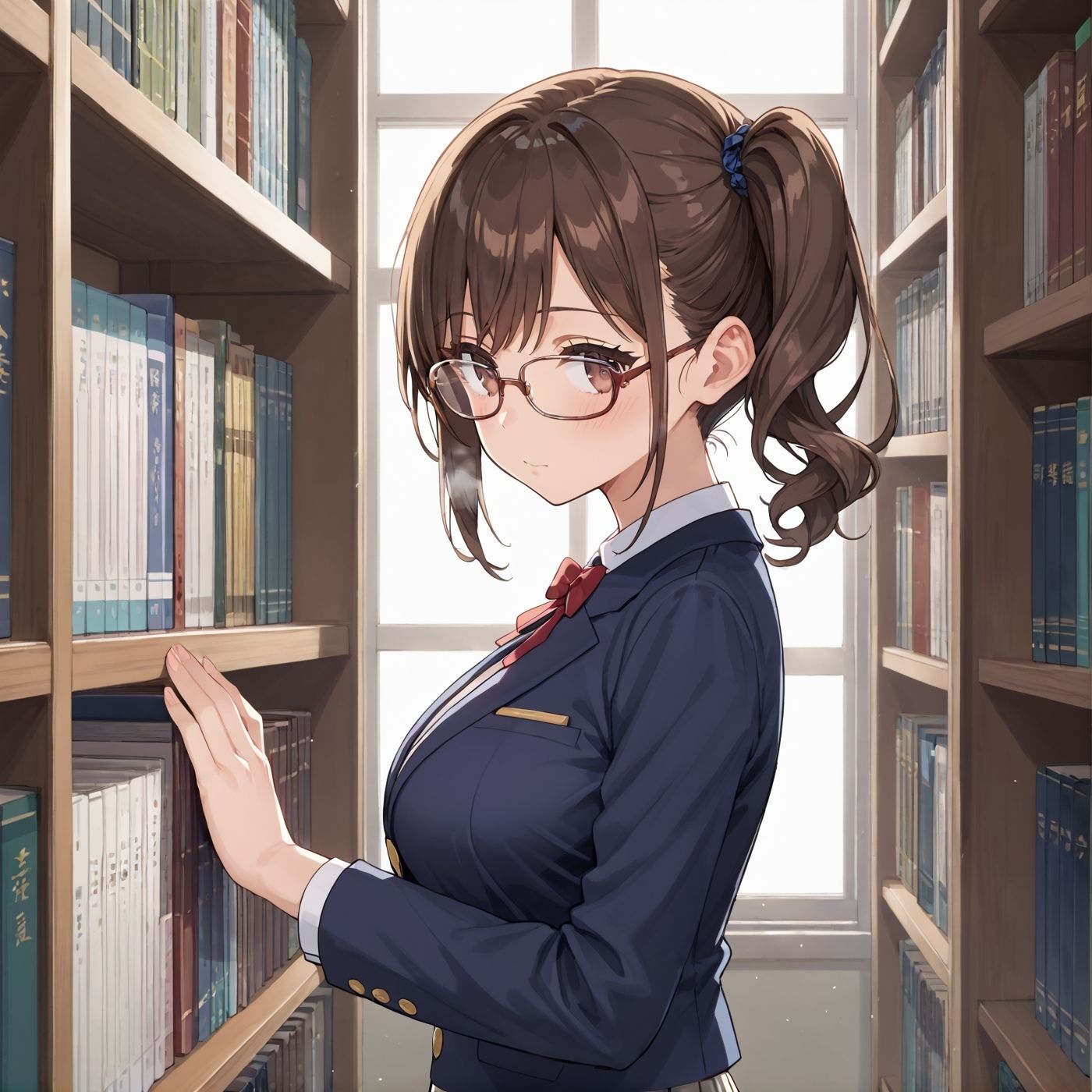 学園性活！図書委員と官能的な秘め事9【メガネ美少女の厳選CG209枚収録】 サンプル6ページ目