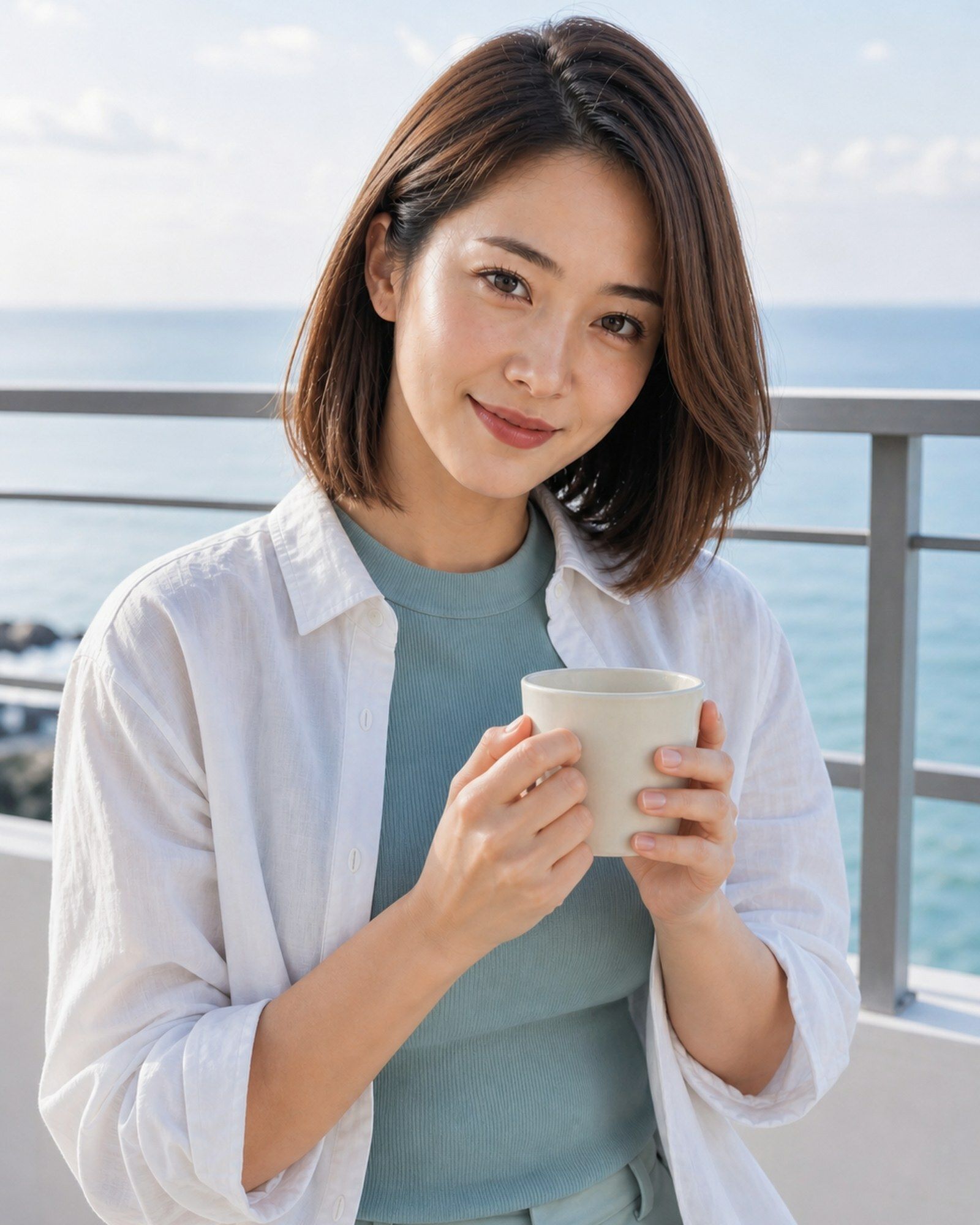 夏の海辺ホテルで、紗季と。 サンプル9ページ目