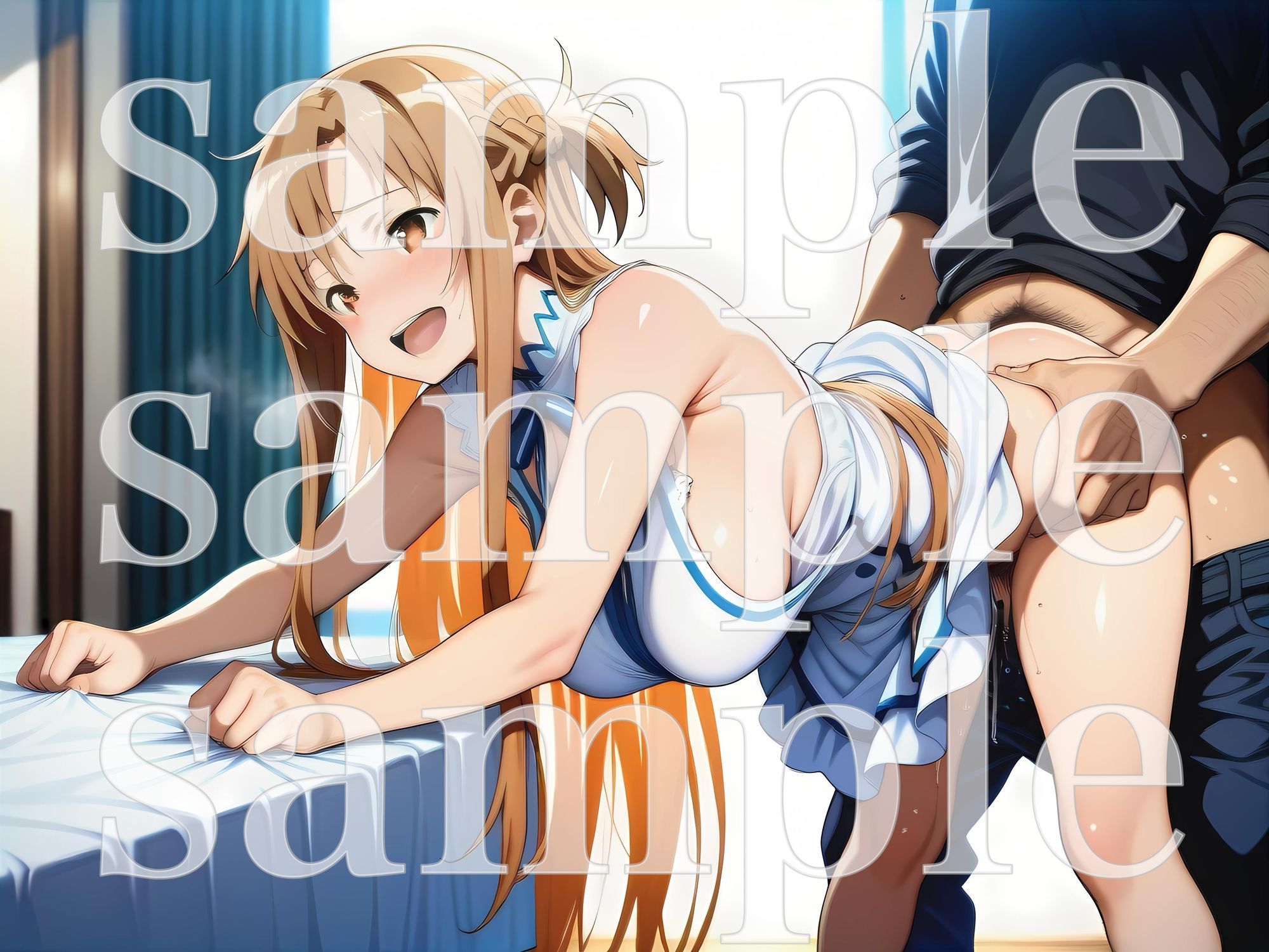 うしろから突いてっ！結〇ア〇ナ編 サンプル1ページ目