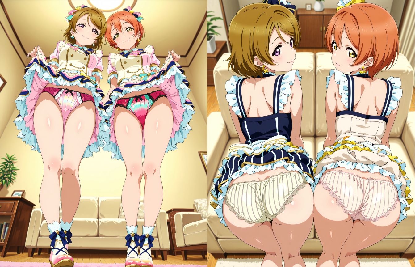 スクールアイドルのイラストセット サンプル6ページ目