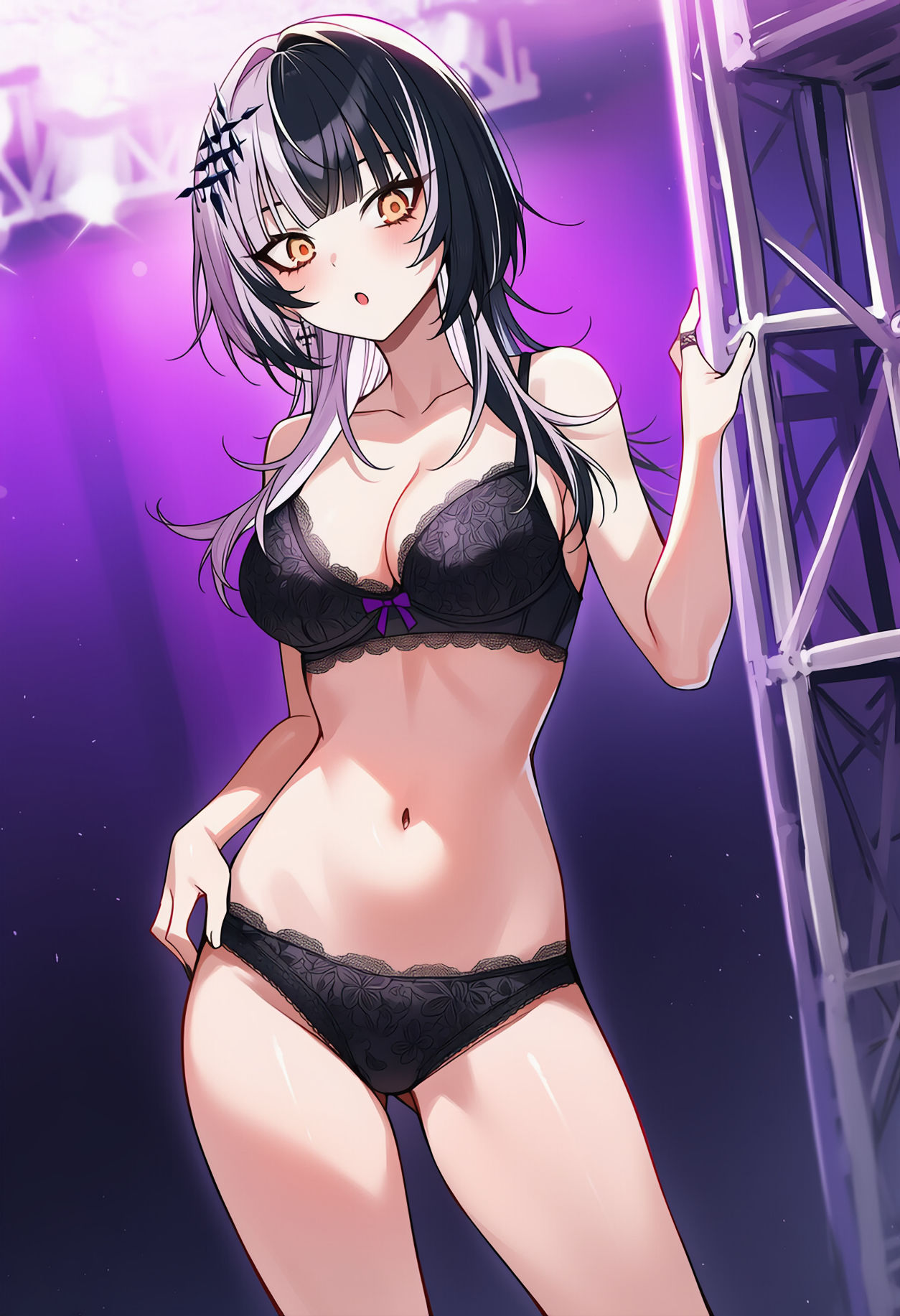 【買い切り版】バーチャル衣装故障で羞恥シオリ（English translation included） サンプル6ページ目