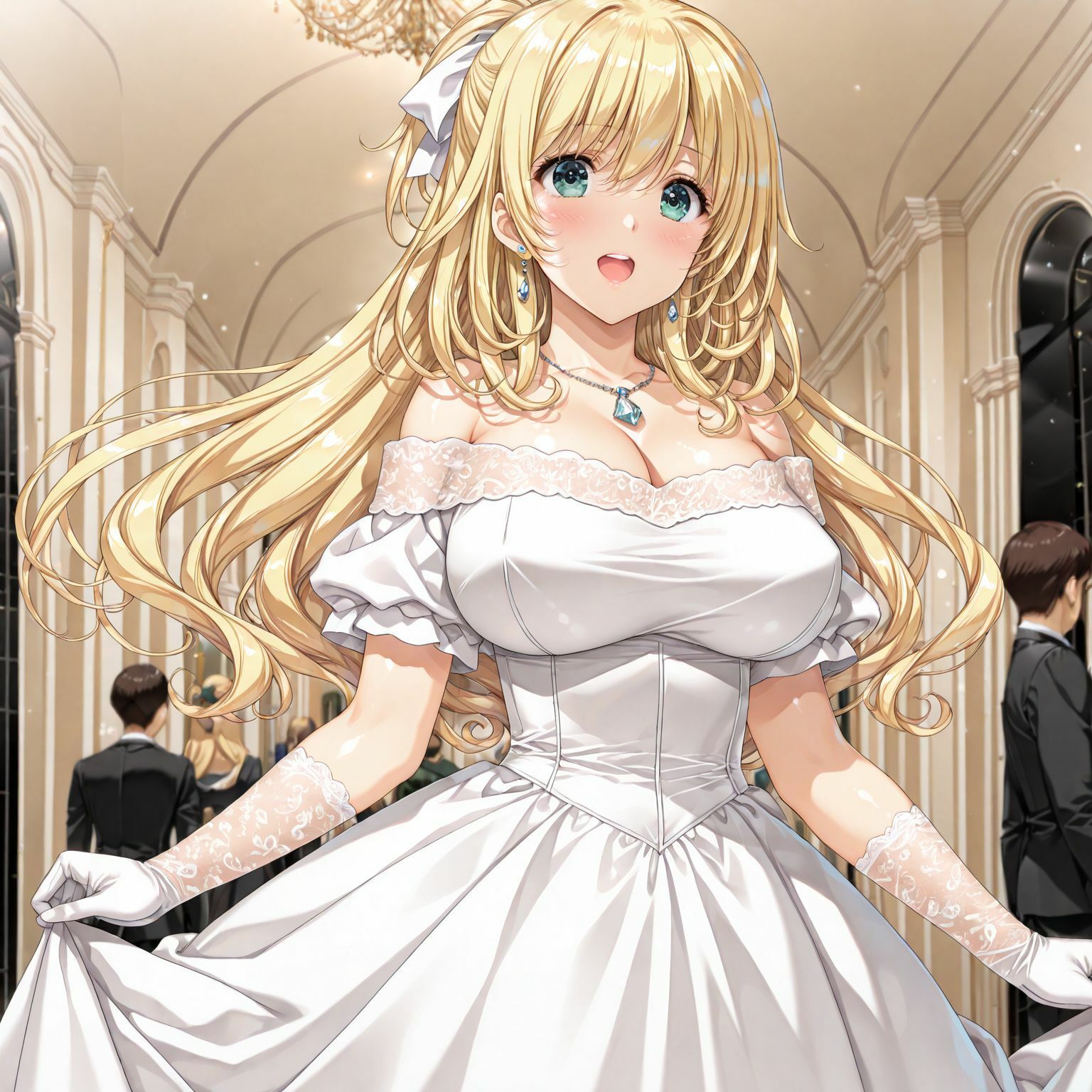 犯●れた金髪女性 サンプル1ページ目