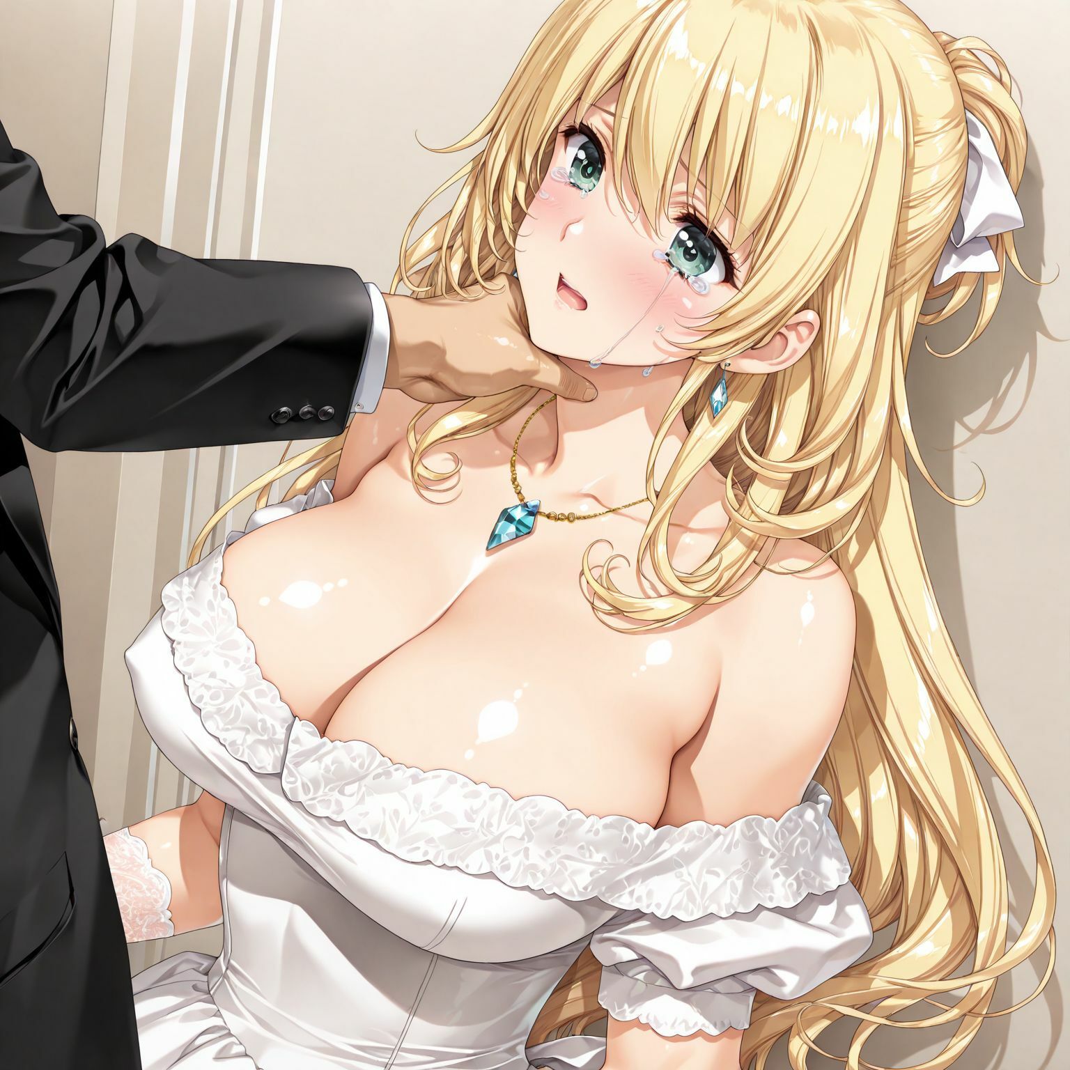 犯●れた金髪女性 サンプル2ページ目