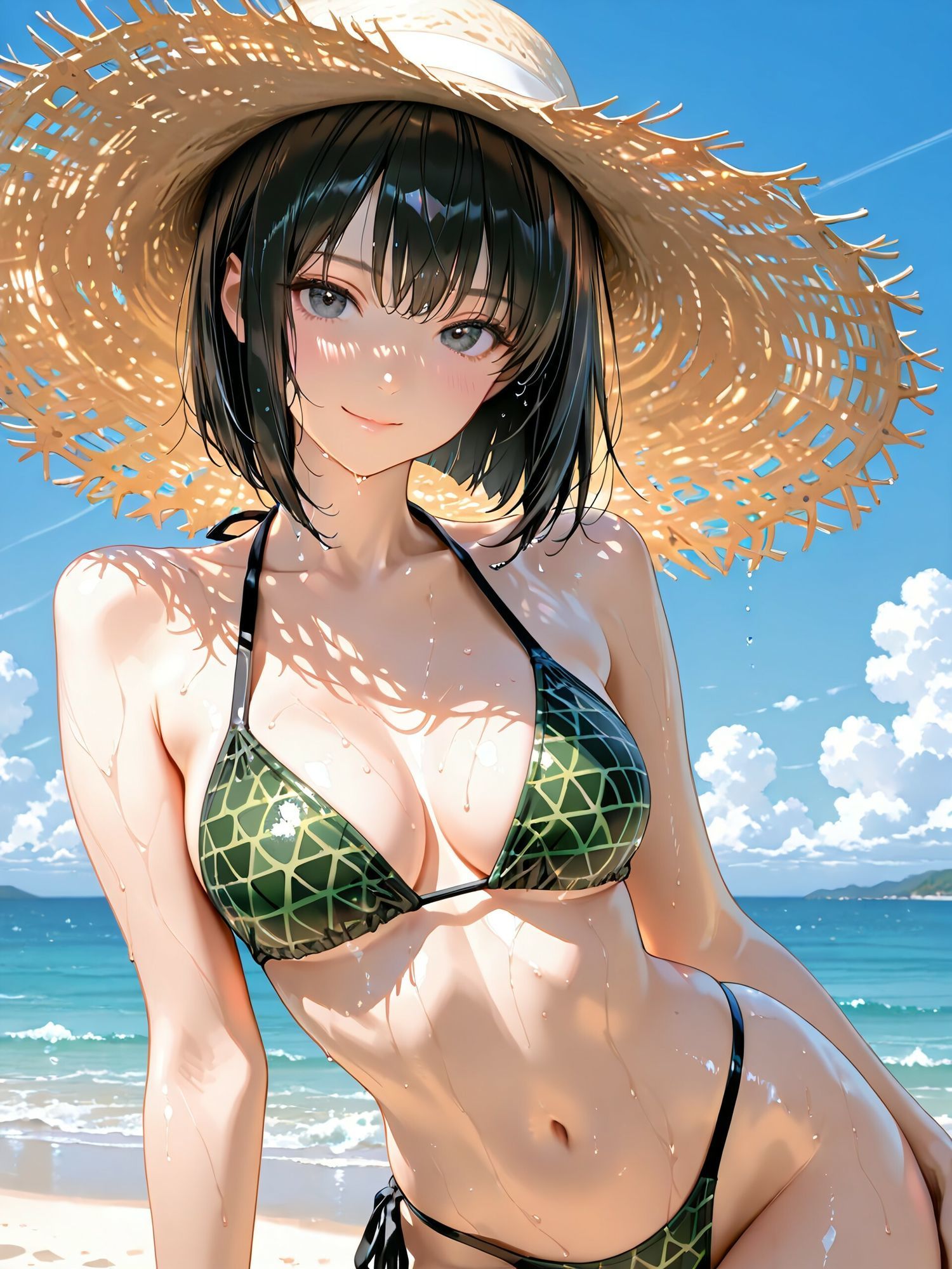 アニマルビキニの女の子 サンプル1ページ目