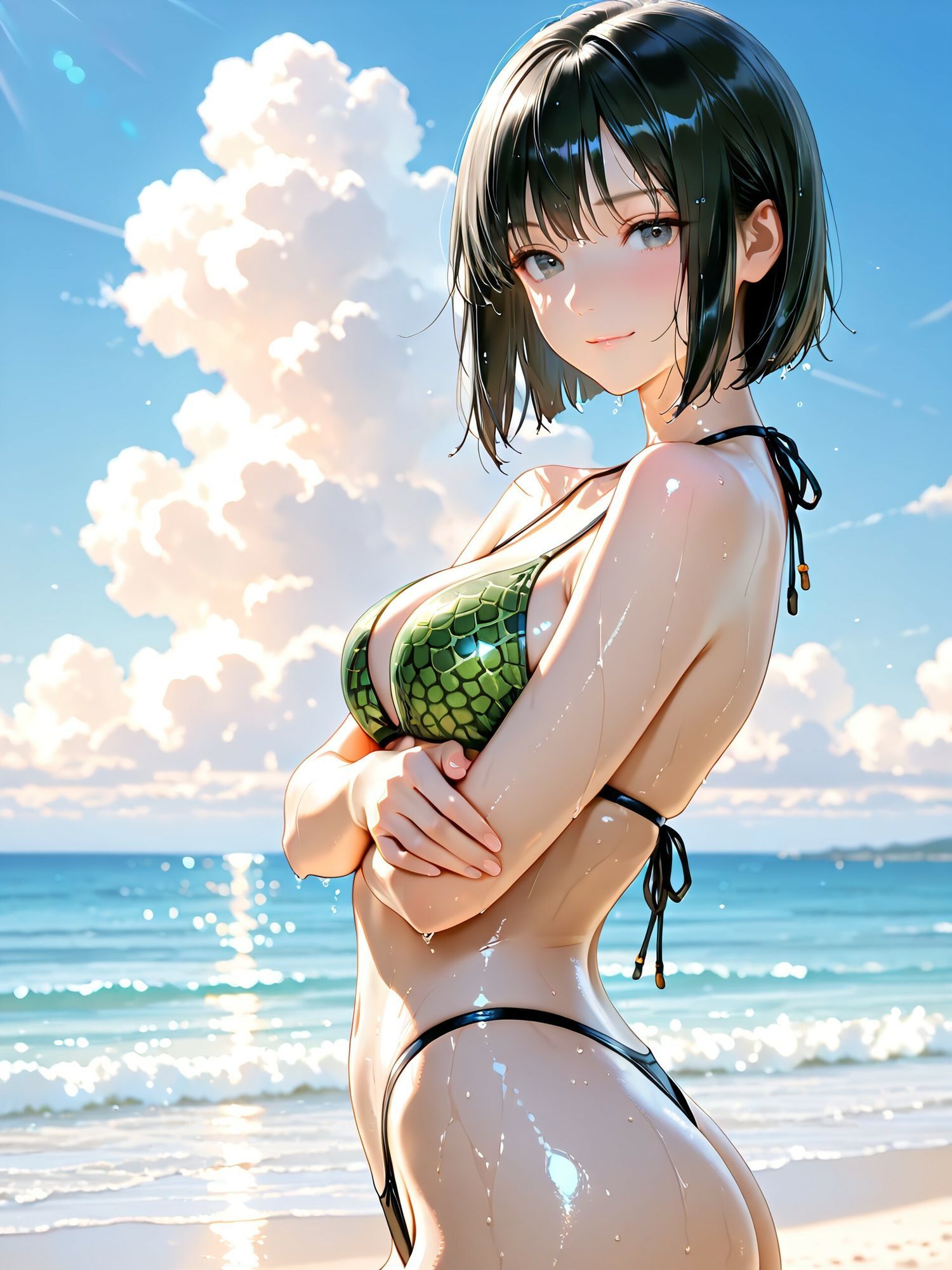 アニマルビキニの女の子 サンプル2ページ目