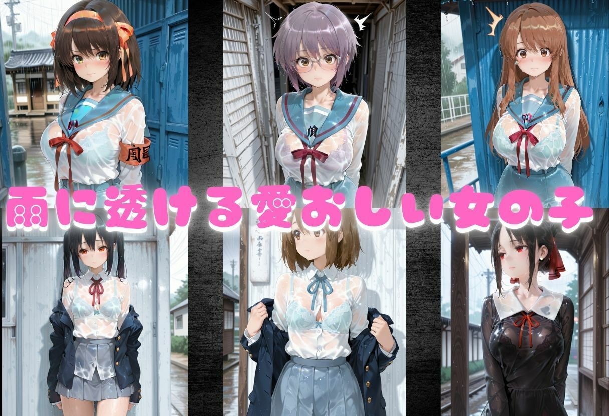 透け服女の子  雨の日の誘惑 サンプル9ページ目