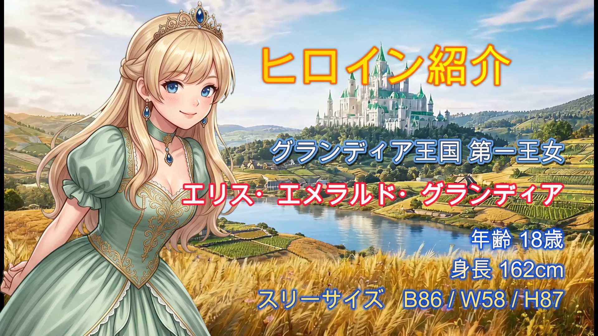開脚尻ーズ漆（碧の王女編） サンプル2ページ目