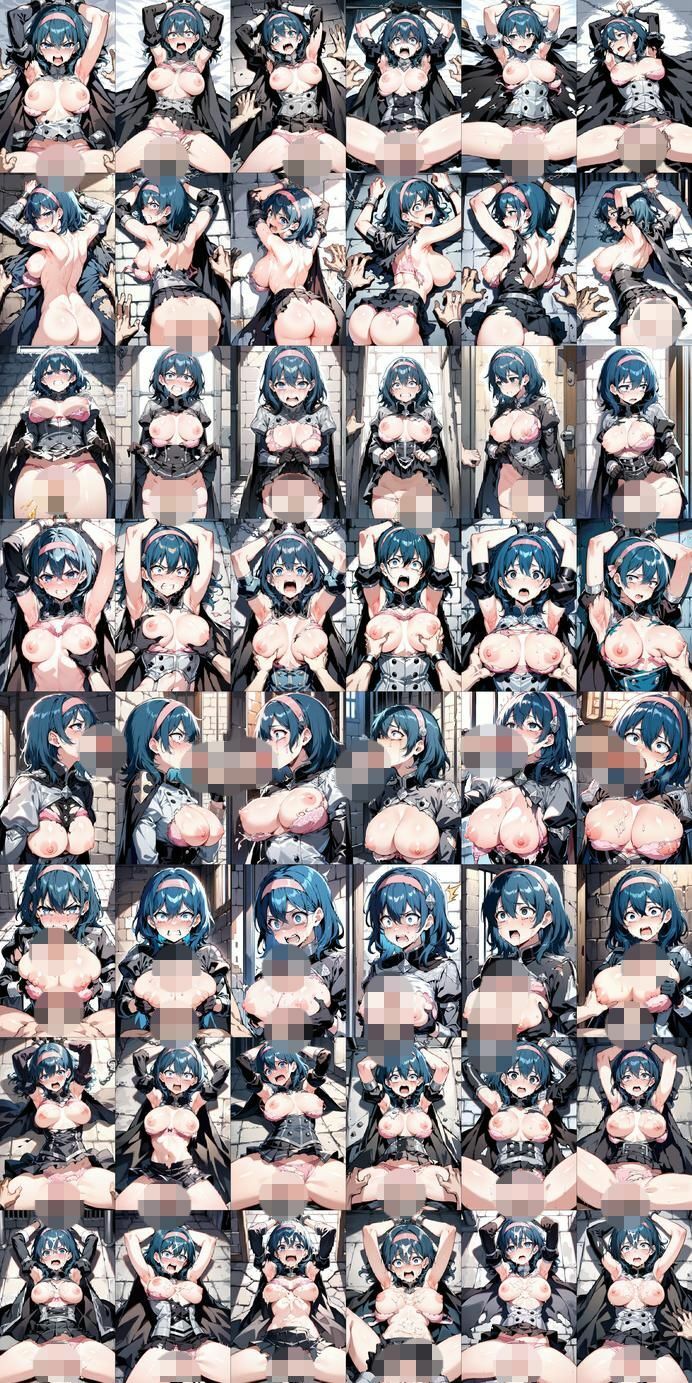 虜囚 ベ〇ス（フ〇イアーエ〇ブレム風〇雪月） サンプル7ページ目