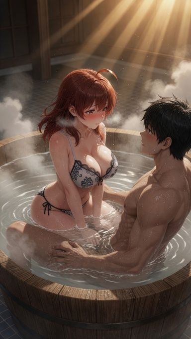 2.5次元スケベ美女豪華3本セット。湯けむり温泉×POV視点SEX。 サンプル3ページ目