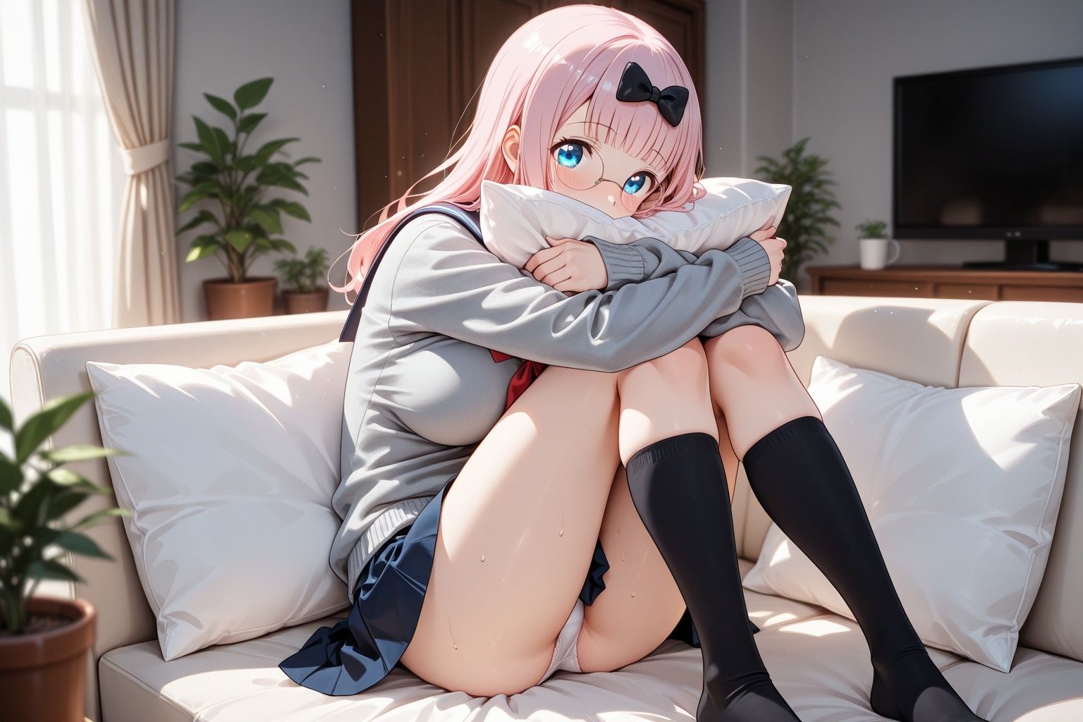 彼女の淫らな夜 〜秘密の放課後〜 か〇や様は告らせたい サンプル1ページ目