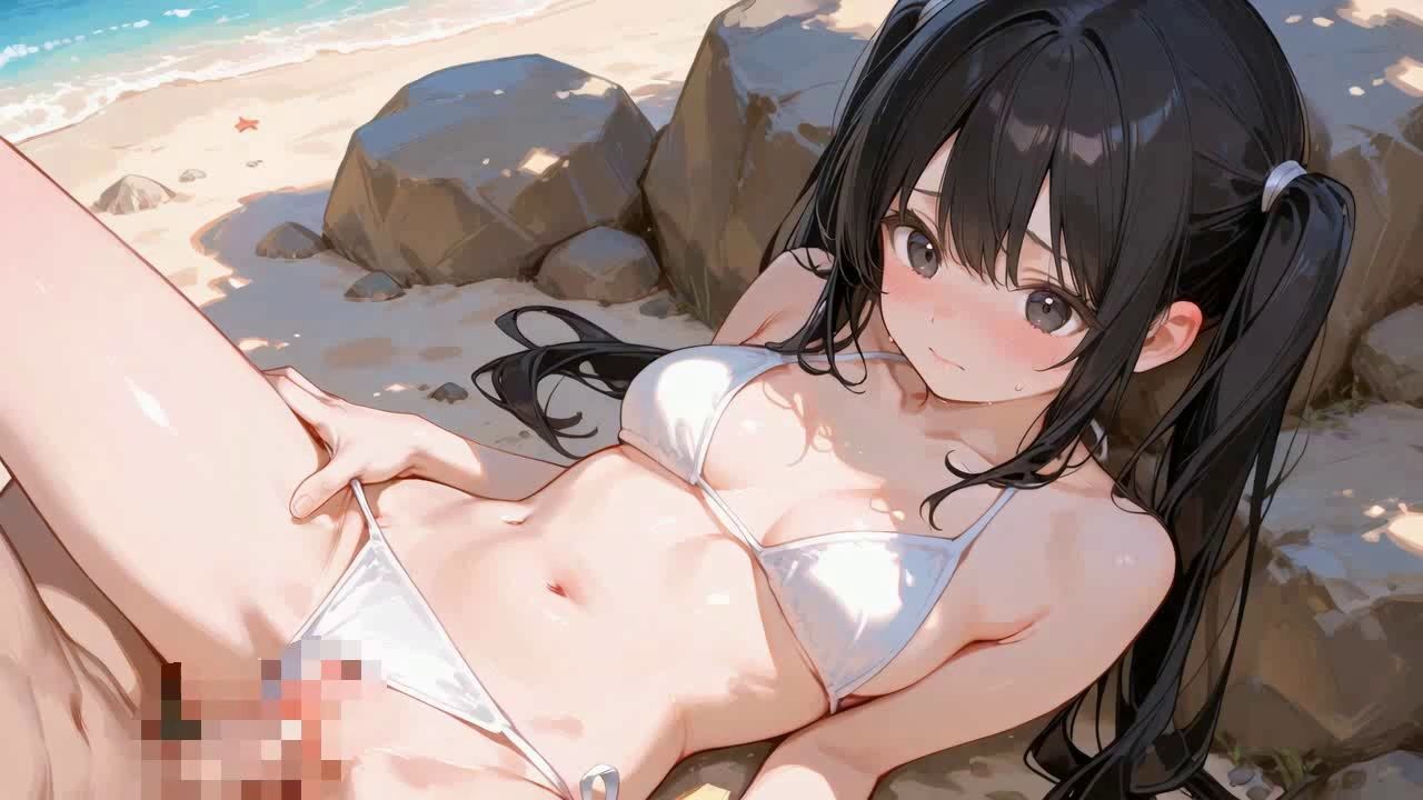 秘密の夏の思い出〜岩陰に隠れて大声で青姦SEXしちゃった夏〜 サンプル2ページ目