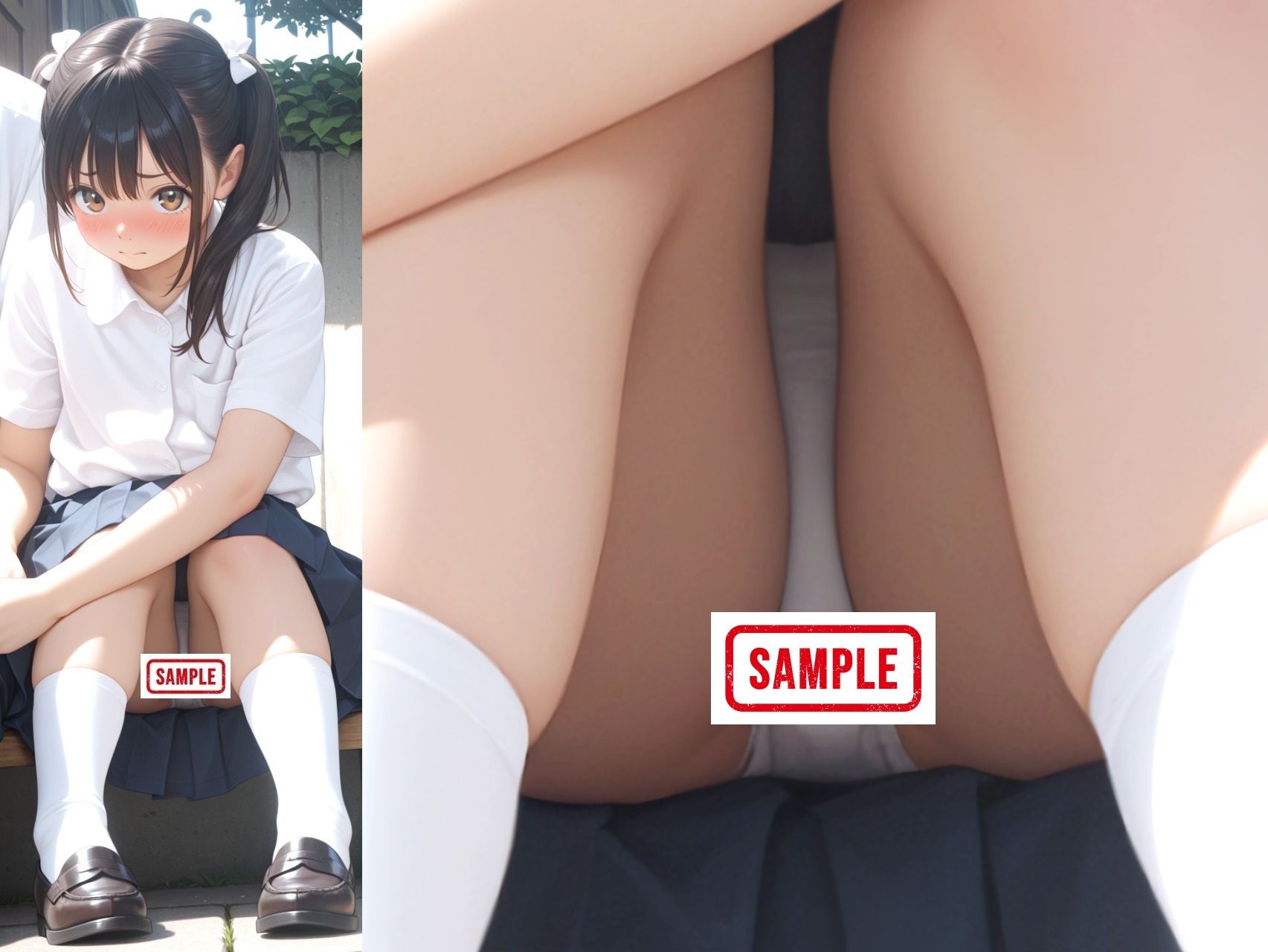 JK・J○すわり＆しゃがみパンチラ 2 サンプル7ページ目