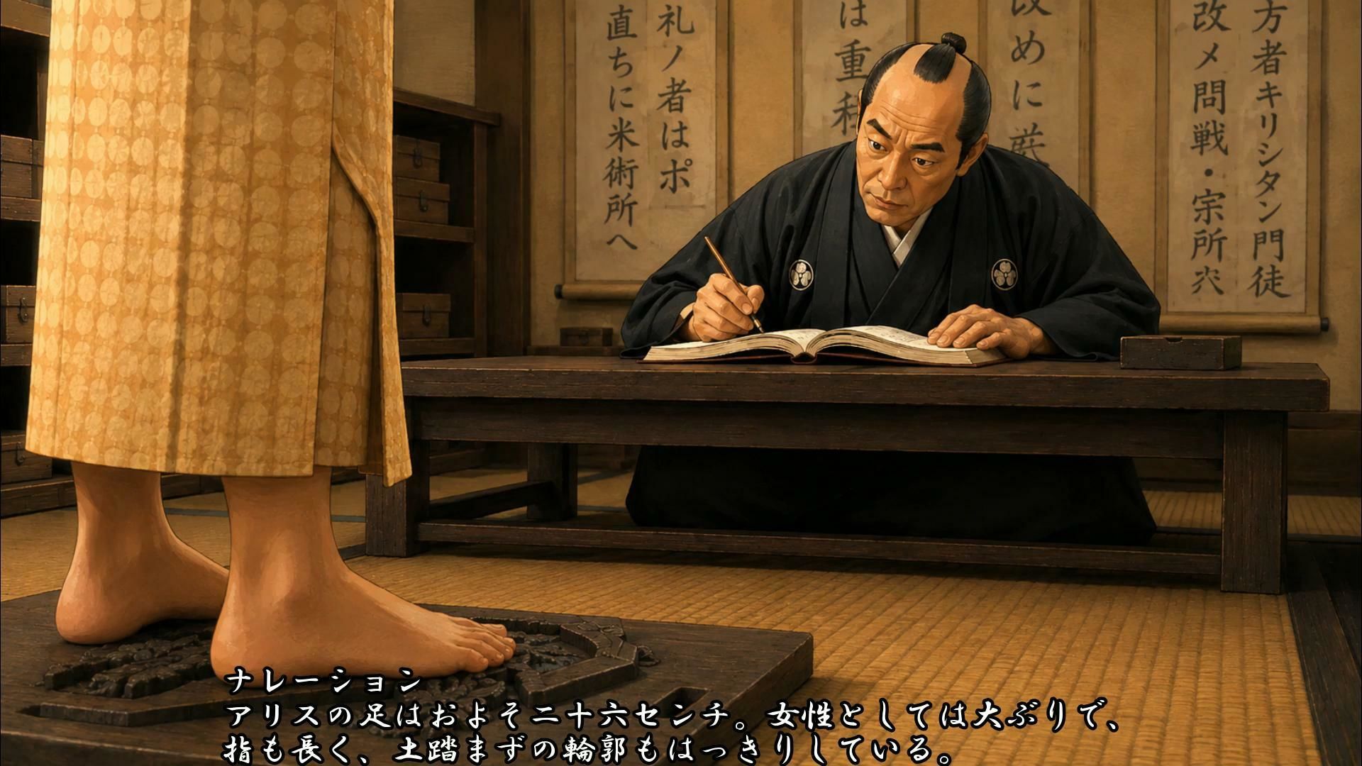 『踏絵』― 信仰と足裏の狭間で ― サンプル1ページ目