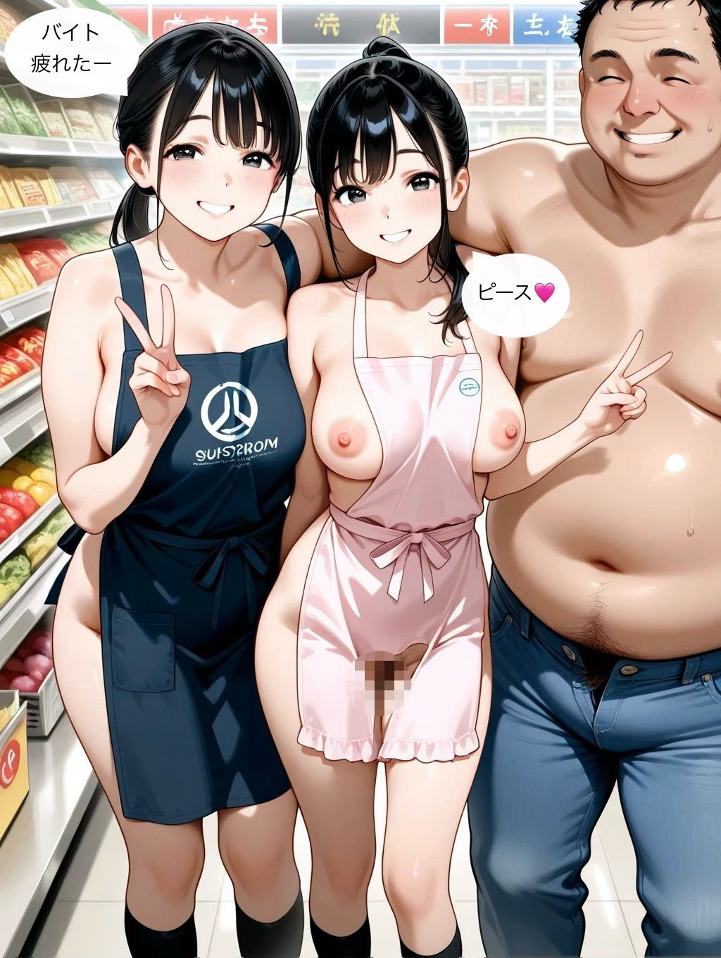 スーパーで働くパート美人妻 サンプル8ページ目