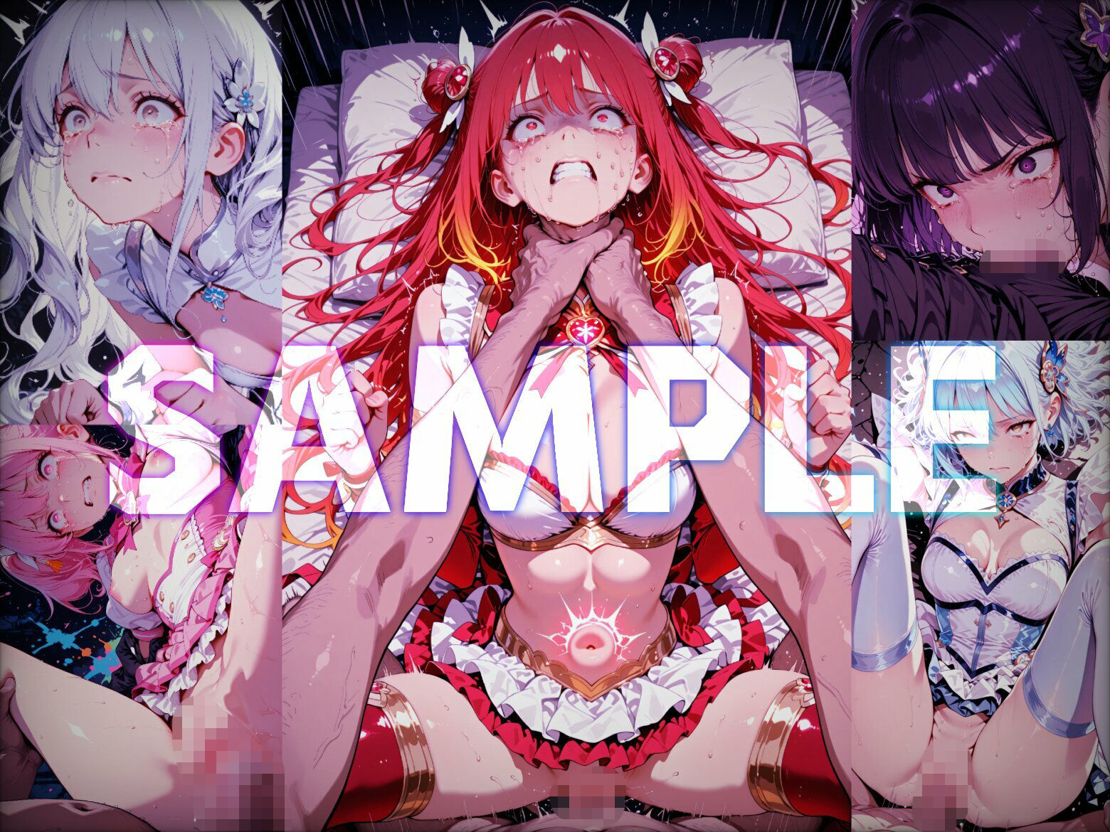 魔法少女部隊、全滅。 サンプル1ページ目