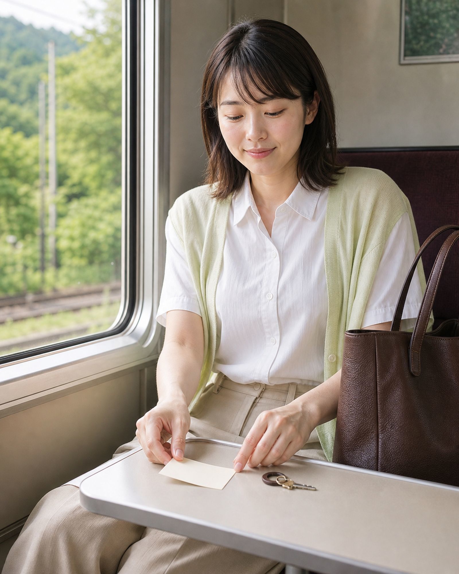 初夏のクラフトの町で、紬と。 サンプル2ページ目