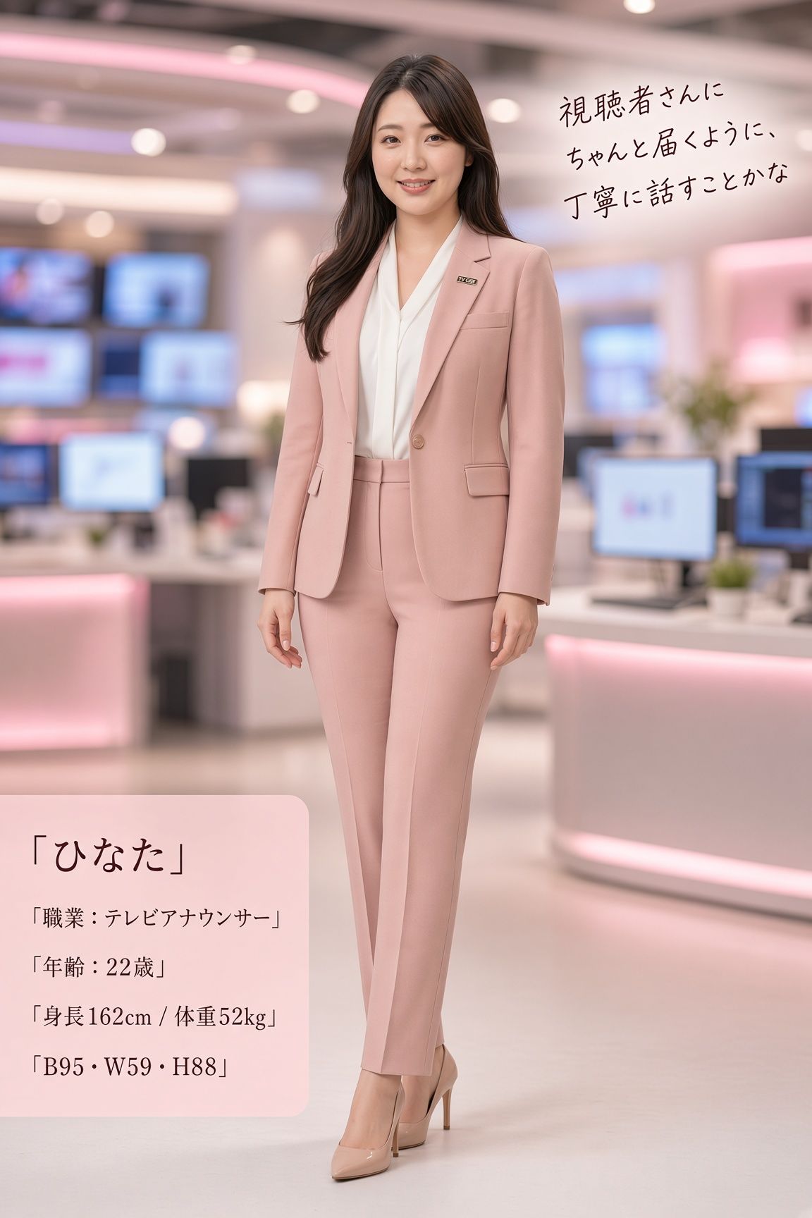 私のお仕事図鑑_元アイドルのアナウンサー桜庭ひなた サンプル2ページ目
