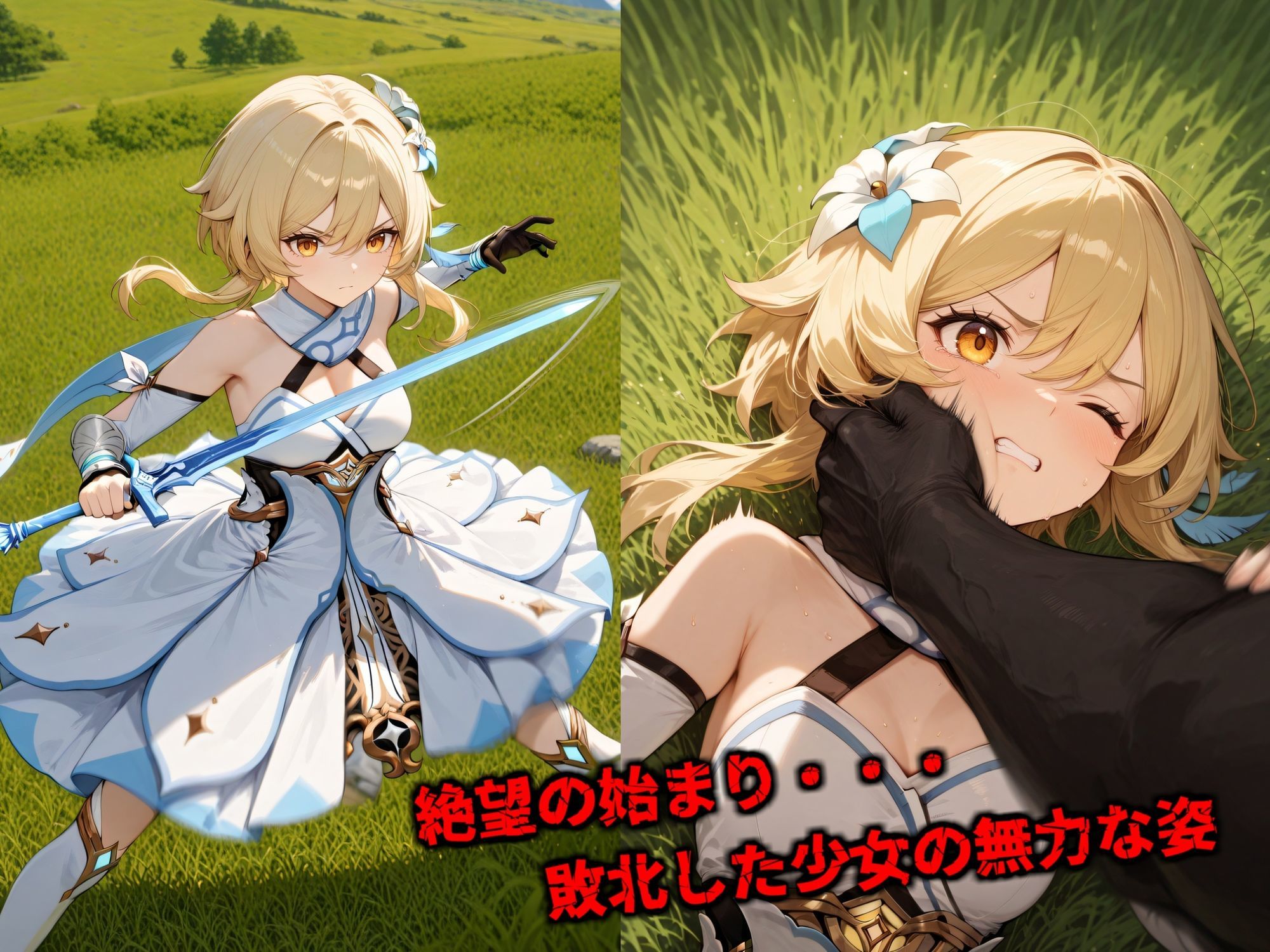魔獣の贄 一章 蛍編:獣の咆哮と少女の悲鳴、深淵の巣窟で刻まれる絶望 サンプル1ページ目