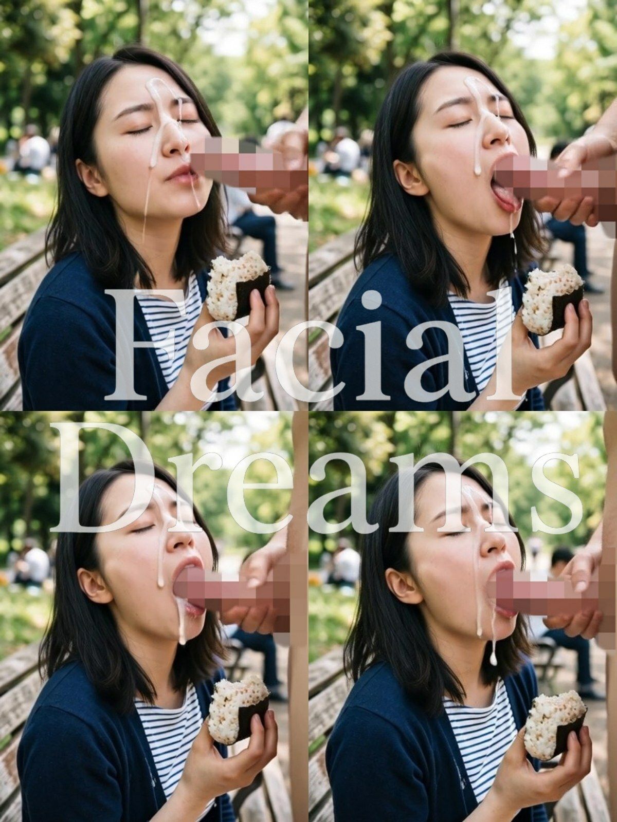【顔射主義】Vol.8  食事編 33食分の顔射の瞬間を丁寧に描き出した写真集 Vol.8 サンプル8ページ目