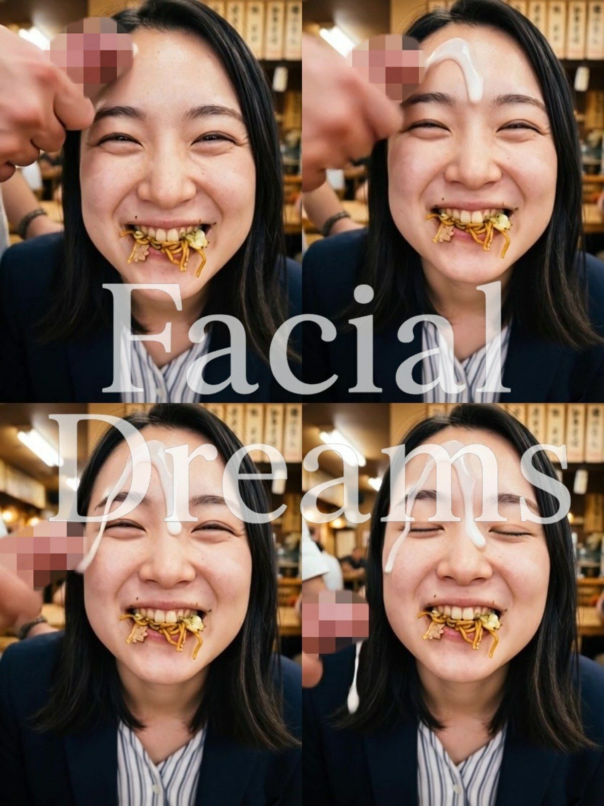 【顔射主義】Vol.8  食事編 33食分の顔射の瞬間を丁寧に描き出した写真集 Vol.8 サンプル10ページ目