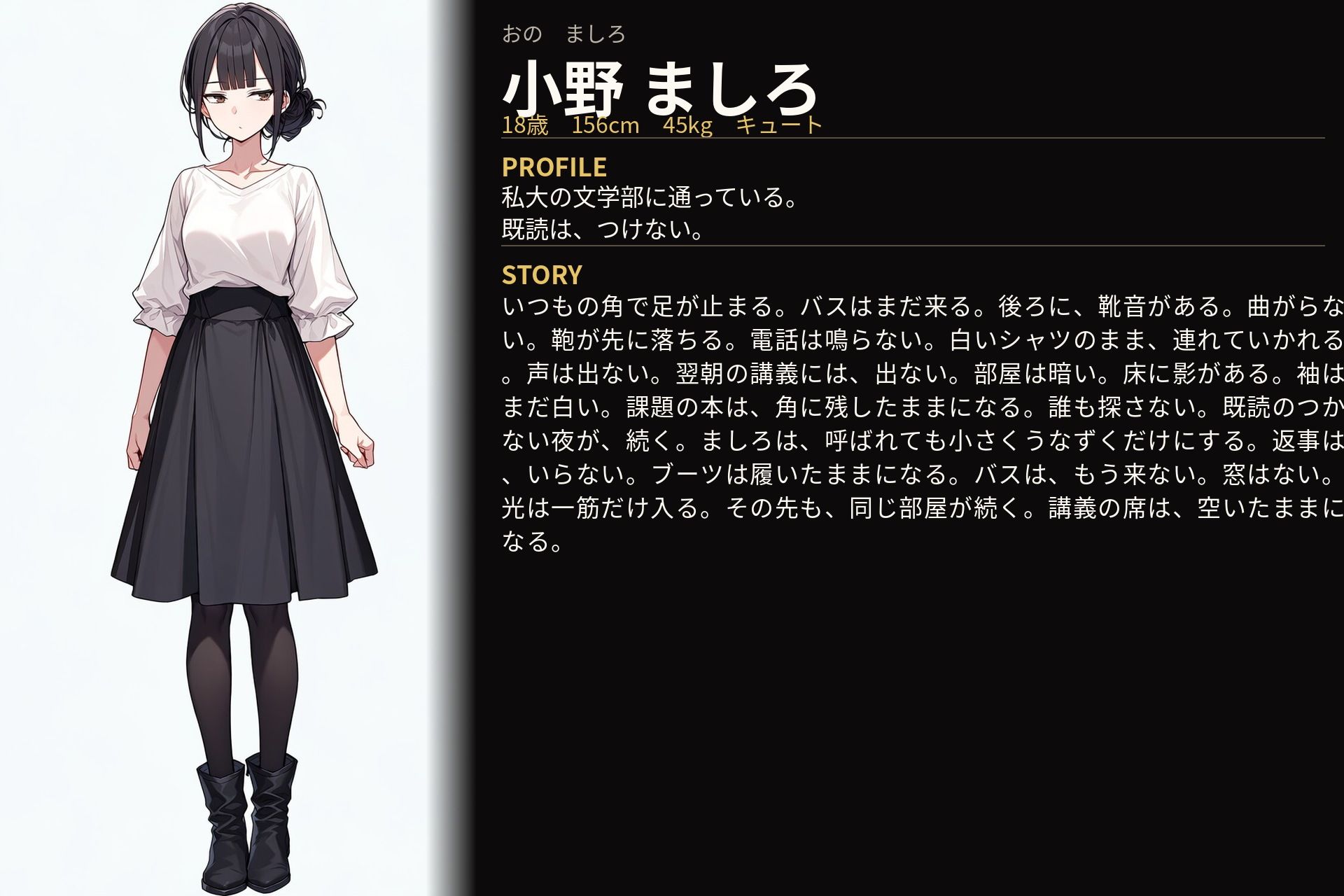 ブーツ着衣緊縛 Part.1 サンプル1ページ目