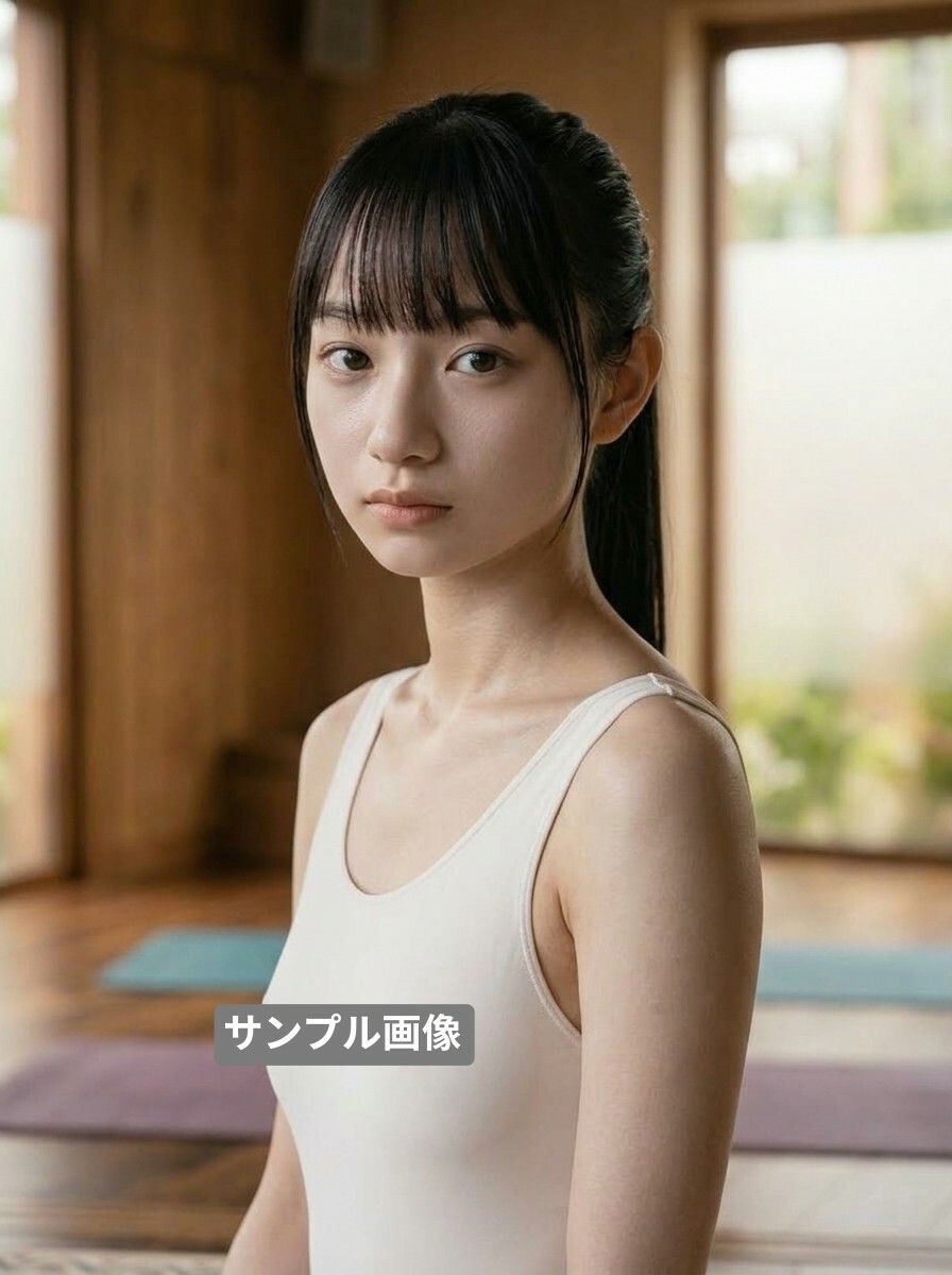 【AI生成】写真集No.005 ホットヨガ結衣YUI サンプル1ページ目