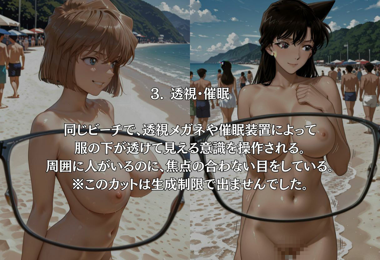 真夏の終わり名〇偵ナンパセックス サンプル3ページ目