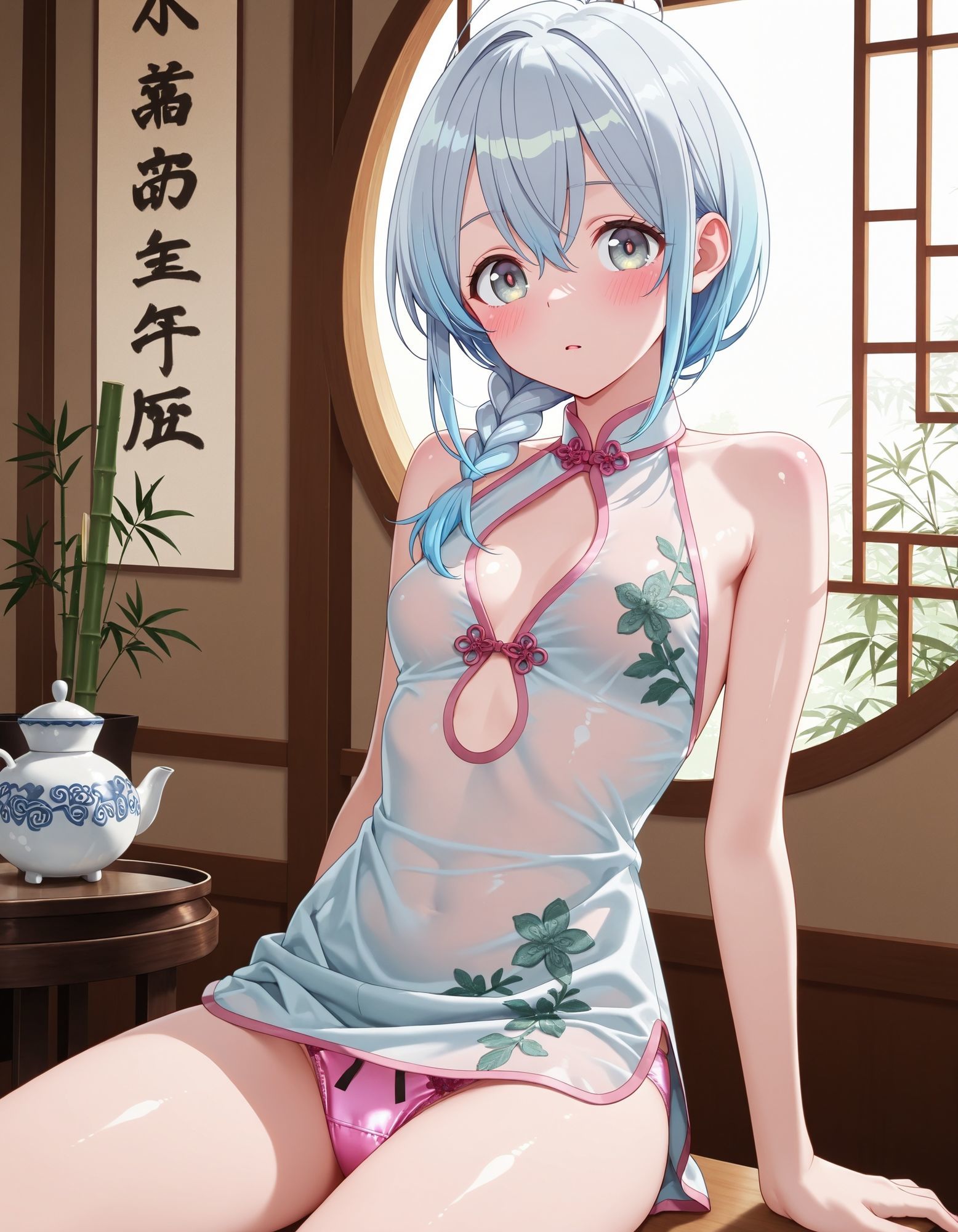 チャイナドレスでパンチラ6 サンプル1ページ目