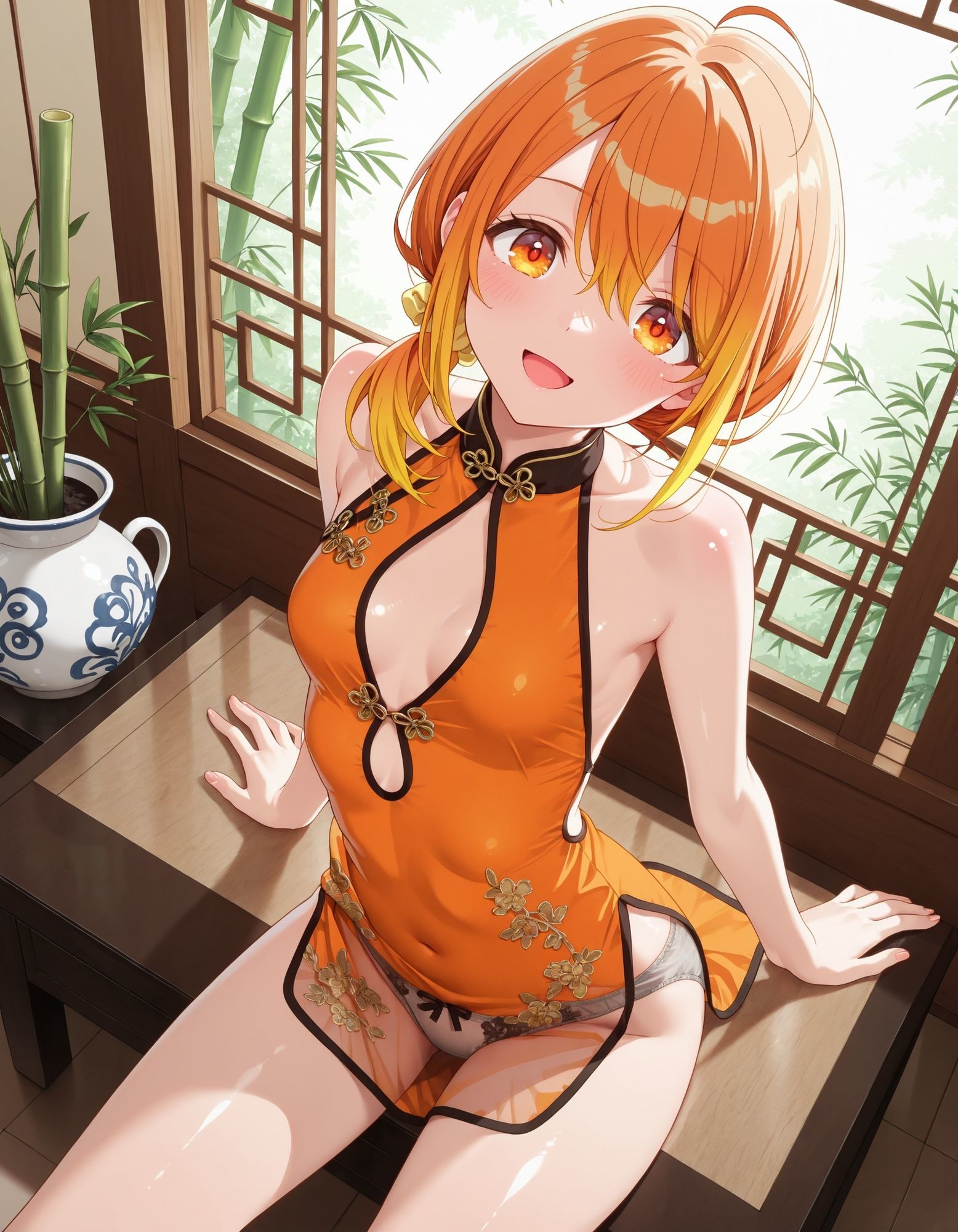 チャイナドレスでパンチラ6 サンプル3ページ目