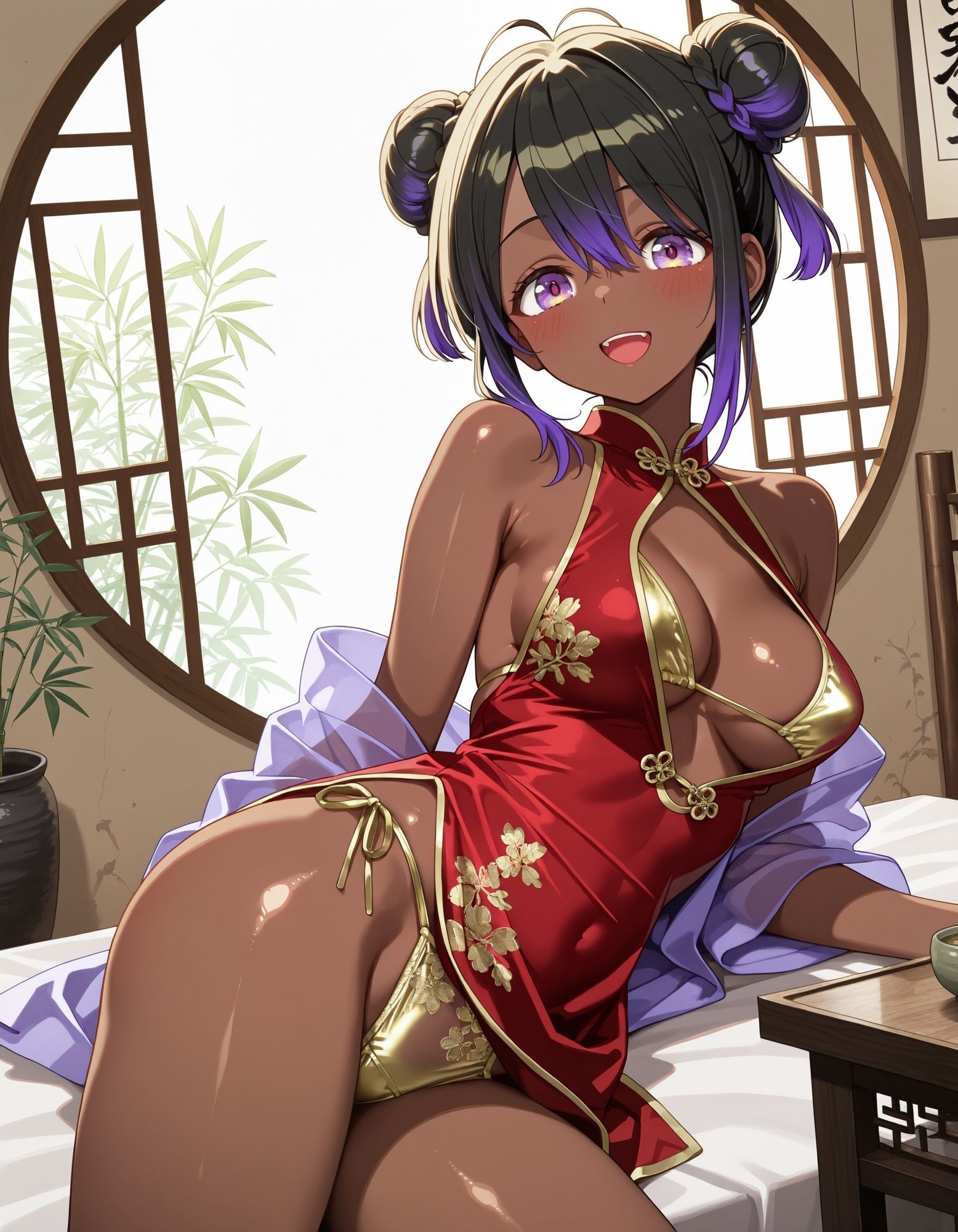 チャイナドレスでパンチラ6 サンプル5ページ目