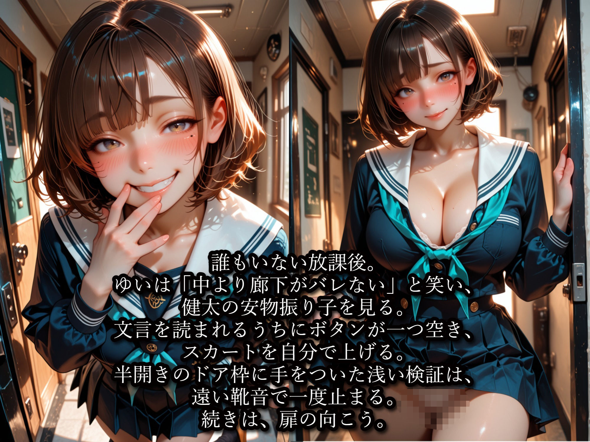 催●契約性立  廃部寸前オカルト部地味な同級生と、閉じた部屋 サンプル1ページ目